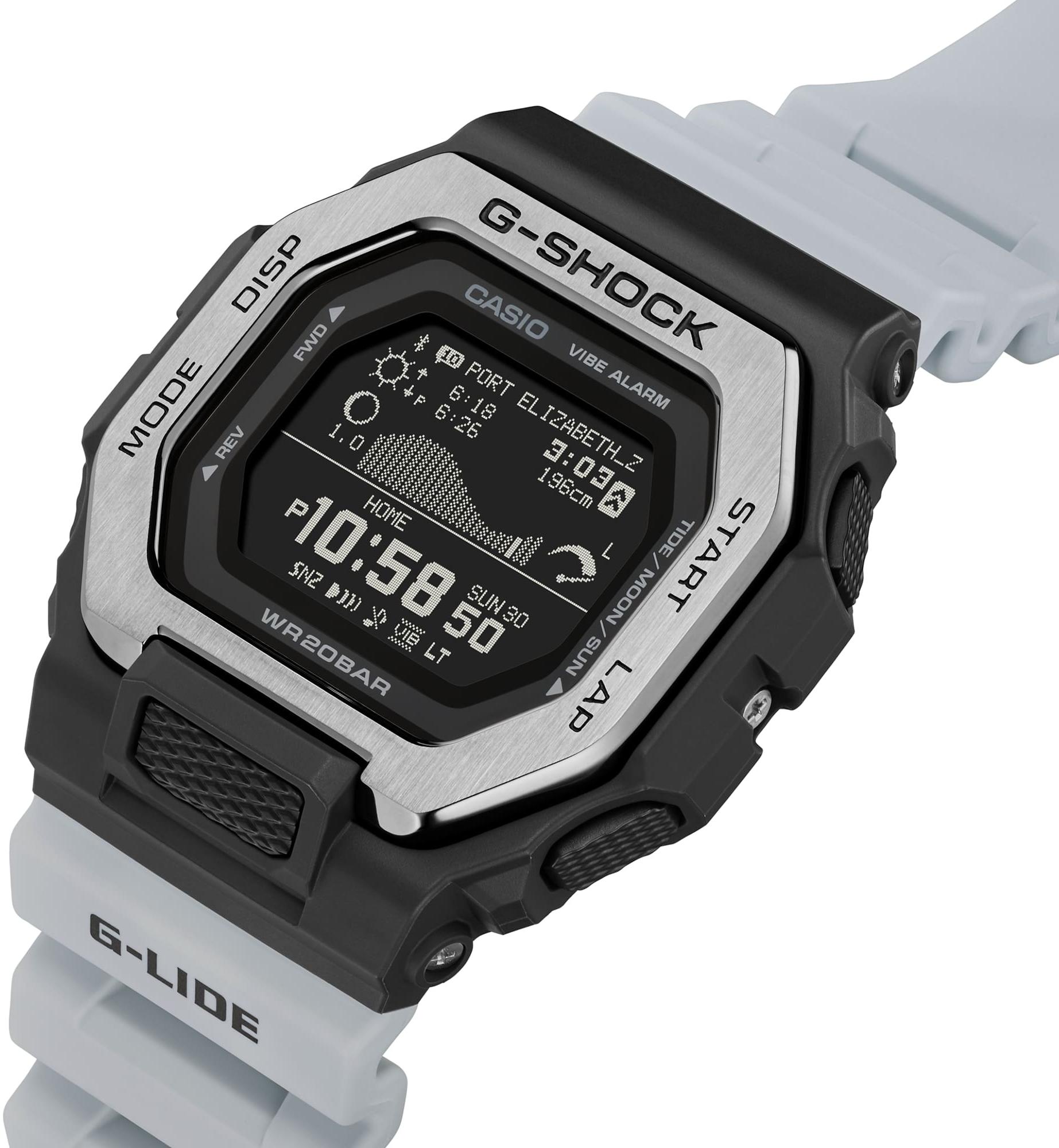 G-SHOCK GBX-100TT-8ER zegarek srebrny sportowy G-SHOCK pasek - miniatura 5