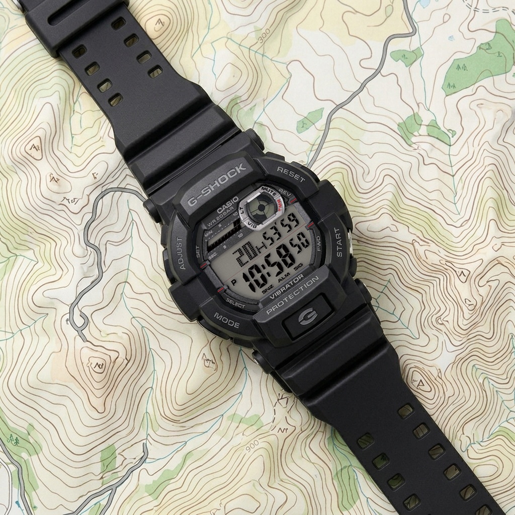 G-SHOCK GD-350-1ER męski zegarek G-SHOCK pasek
