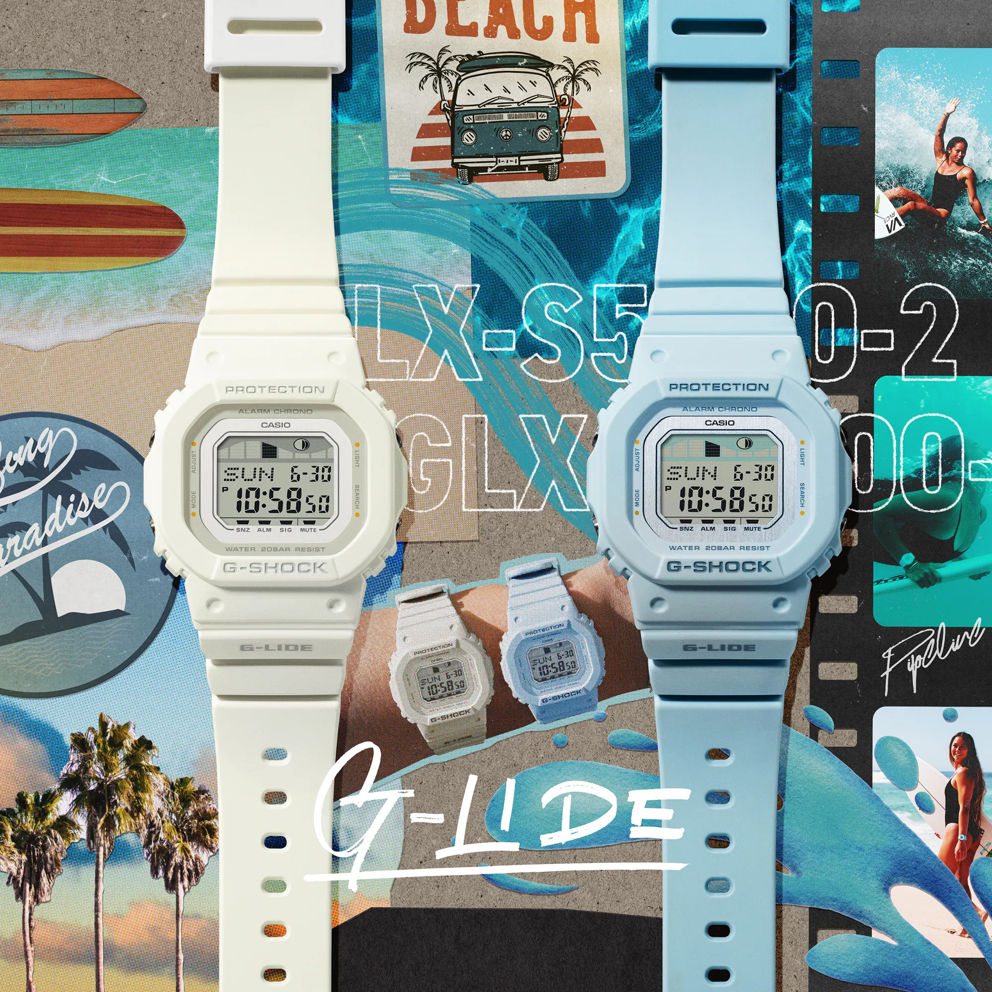 G-SHOCK GLX-S5600-7BER zegarek męski G-SHOCK