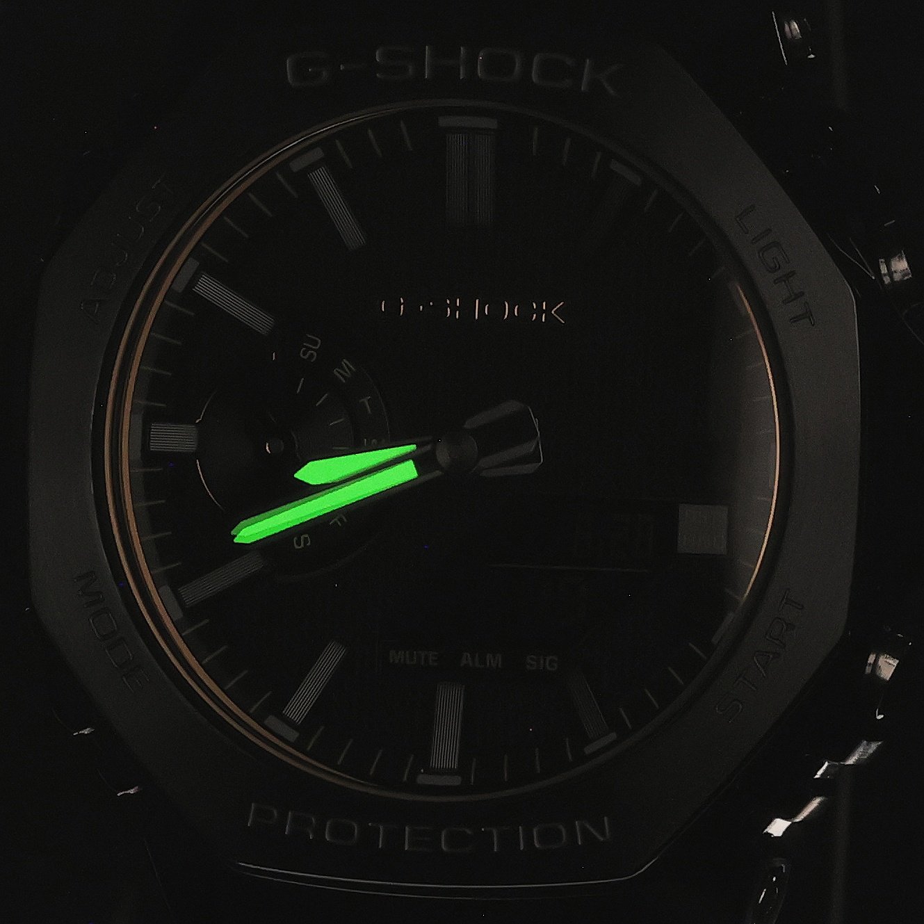G-SHOCK GM-2100LXB-1A9ER G-Shock Luxe Black G-SHOCK Original sportowy zegarek czarny - miniatura 5