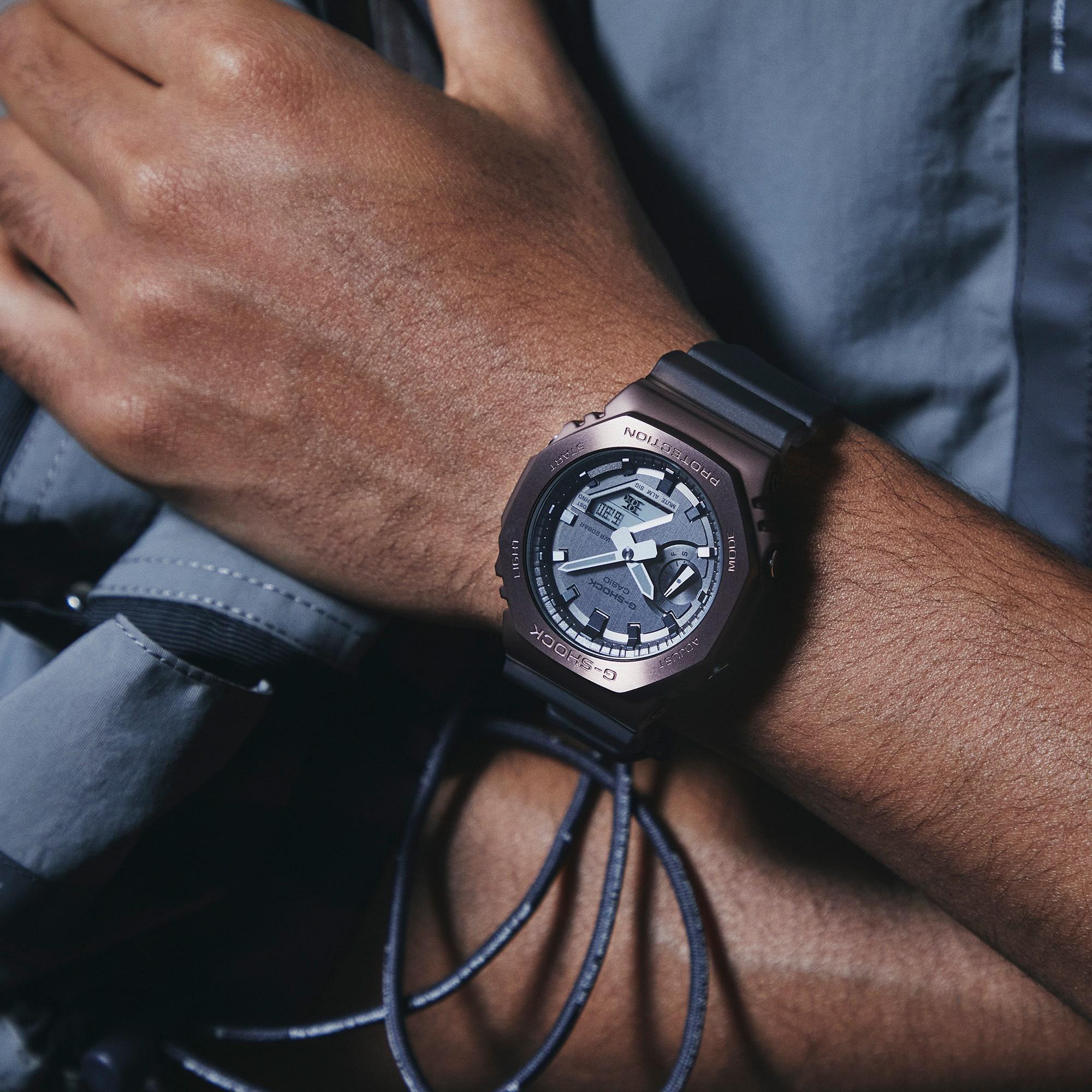 G-SHOCK GM-2100MF-5AER G-SHOCK Original G-SHOCK MIDNIGHT FOG zegarek męski sportowy mineralne - miniatura 8