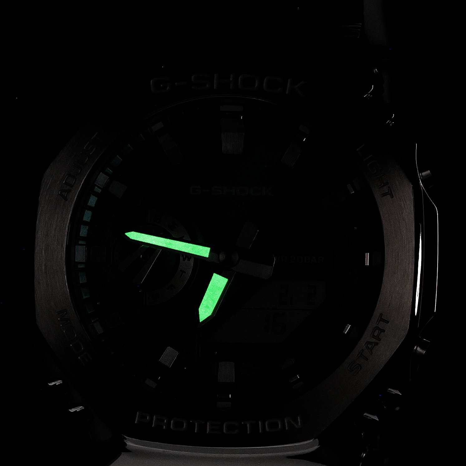 G-SHOCK GM-2110D-3A1ER zegarek męski G-SHOCK G-STEEL srebrny - miniatura 5