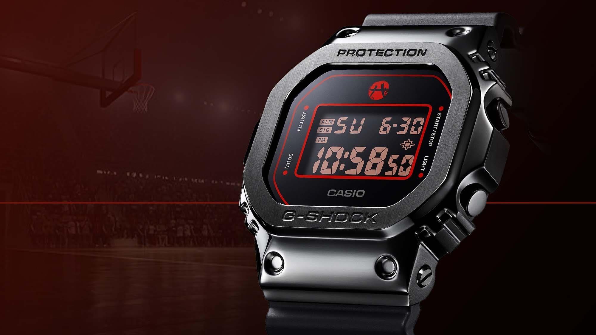 G-SHOCK GM-5600RH-1ER zegarek srebrny sportowy G-SHOCK Original pasek - miniatura 9