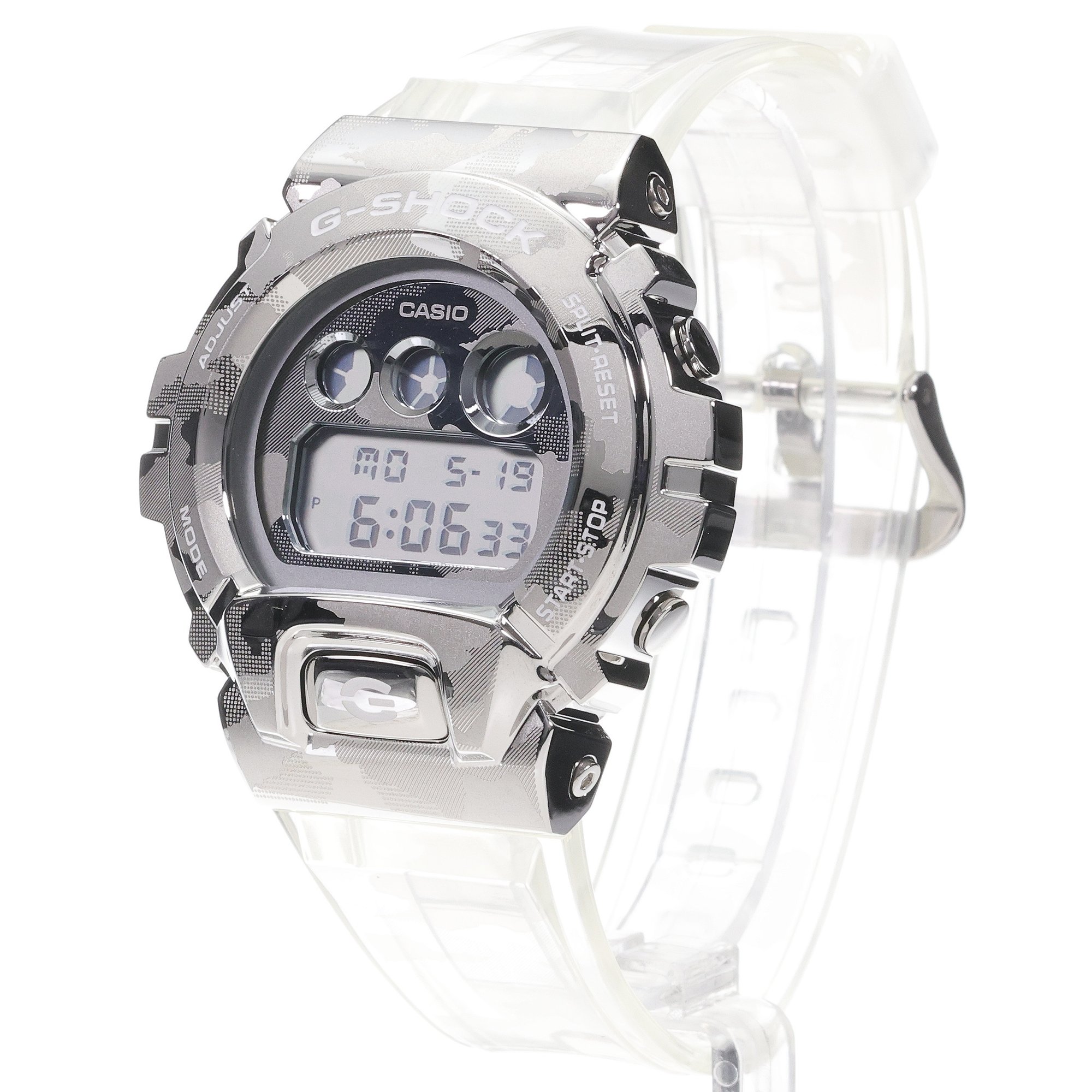 G-SHOCK GM-6900SCM-1ER G-SHOCK sportowy zegarek szary - miniatura 2