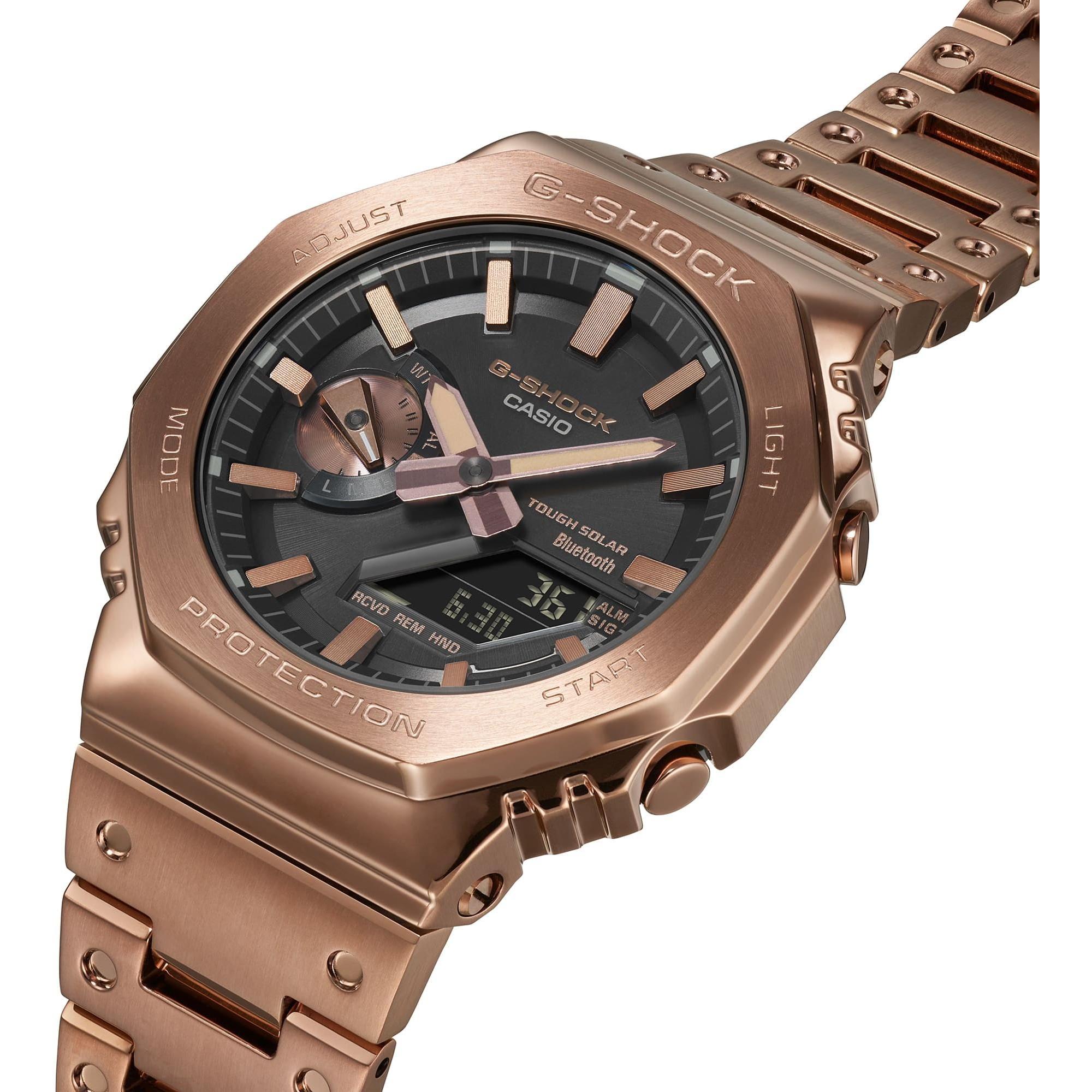 G-SHOCK GM-B2100GD-5AER zegarek brązowy sportowy G-SHOCK Original bransoleta