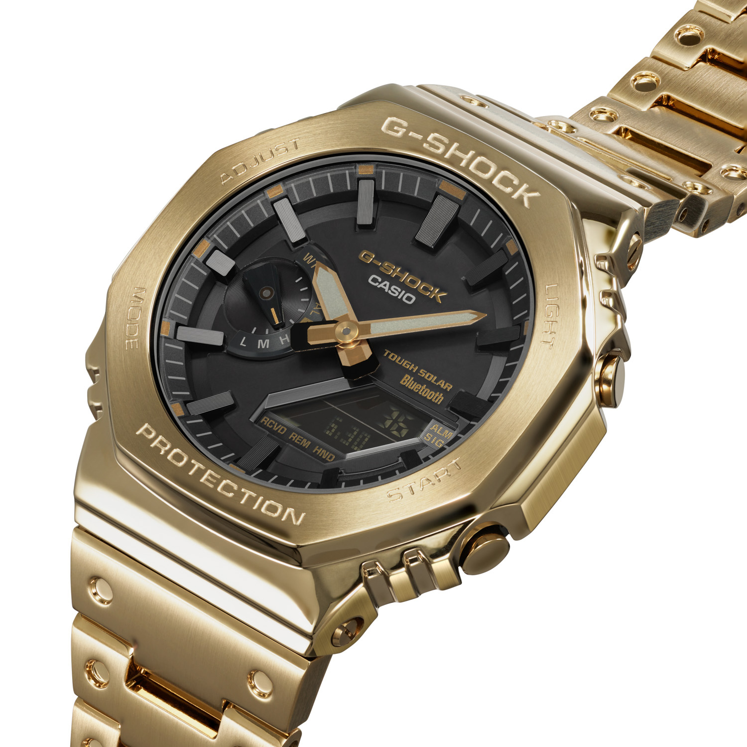 G-SHOCK GM-B2100GD-9AER G-SHOCK ORIGINAL FULL METAL G-SHOCK Original sportowy zegarek złoty
