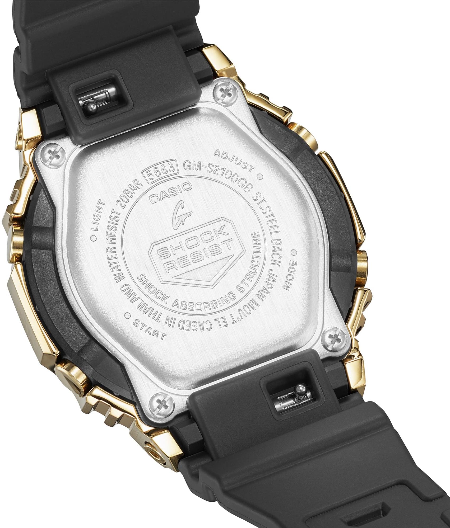 G-SHOCK GM-S2100GB-1AER CasiOak Gold Metal Covered Series zegarek sportowy G-SHOCK - miniatura 7