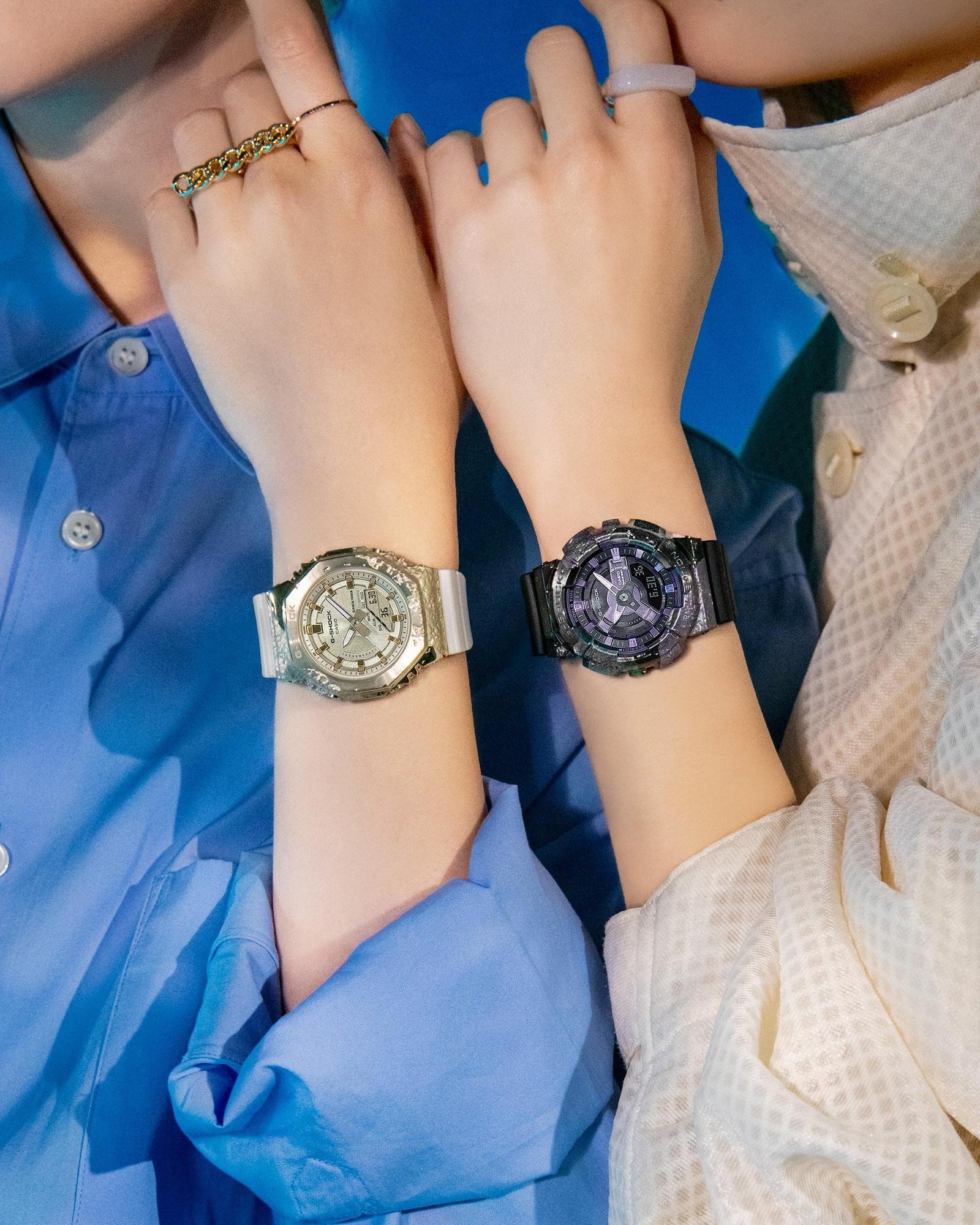 G-SHOCK GM-S2140GEM-9AER G-SHOCK 40th Anniversary Adventurers Stone Series zegarek damski sportowy mineralne - miniatura 8