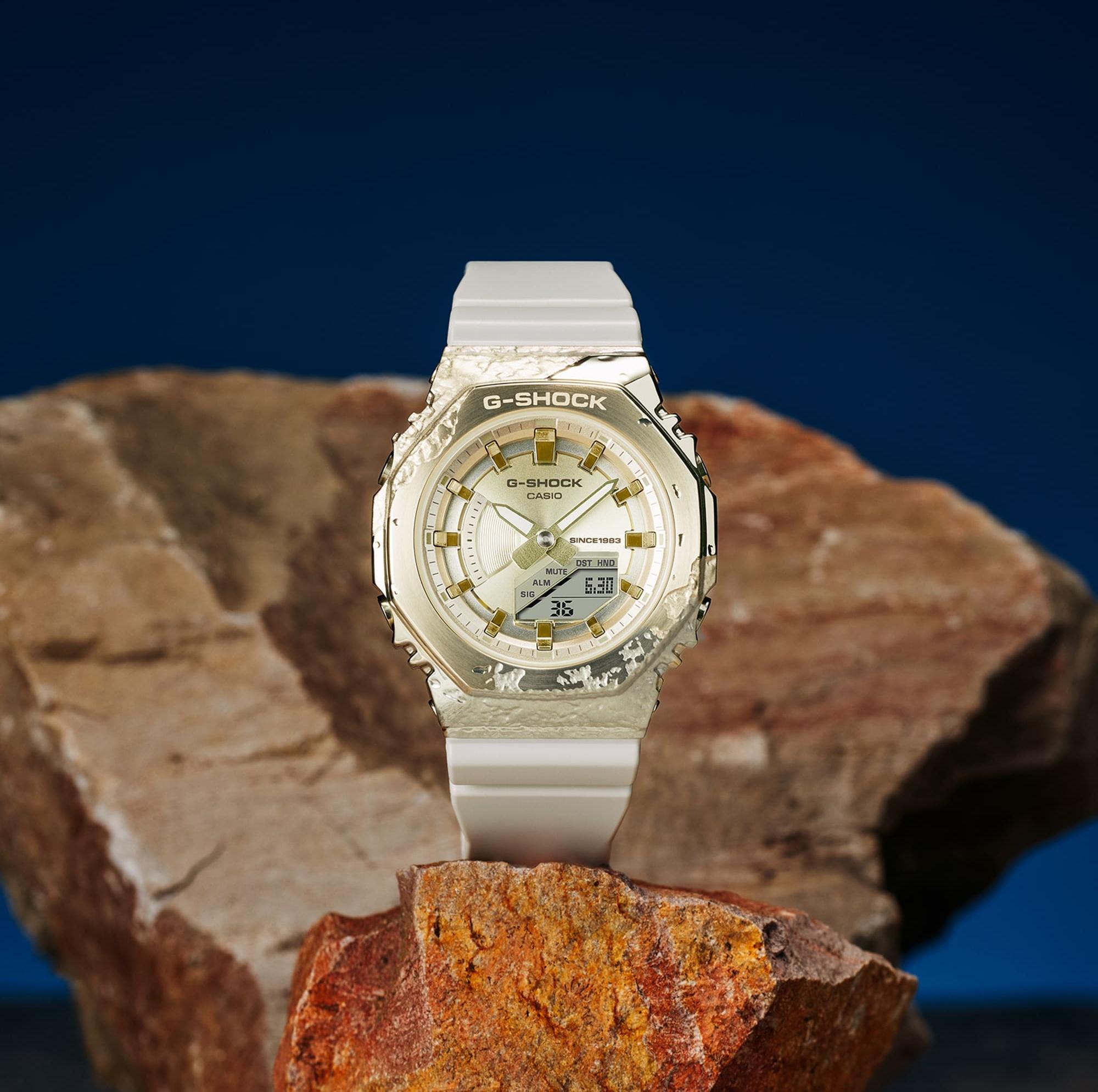 G-SHOCK GM-S2140GEM-9AER G-SHOCK 40th Anniversary Adventurers Stone Series zegarek damski sportowy mineralne - miniatura 10