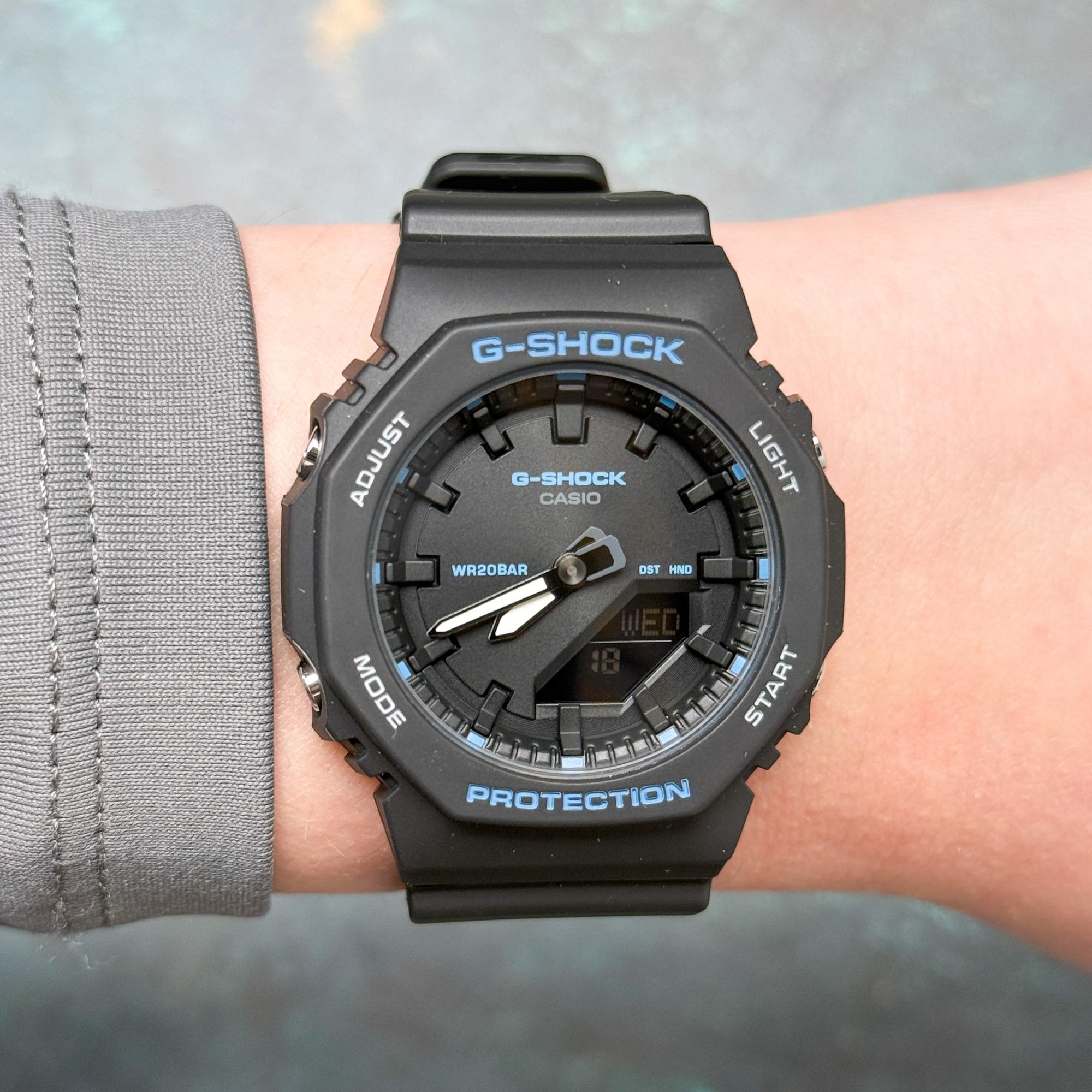 G-SHOCK GMA-P2100BA-1AER zegarek dla dzieci sportowy G-SHOCK Original pasek - miniatura 10