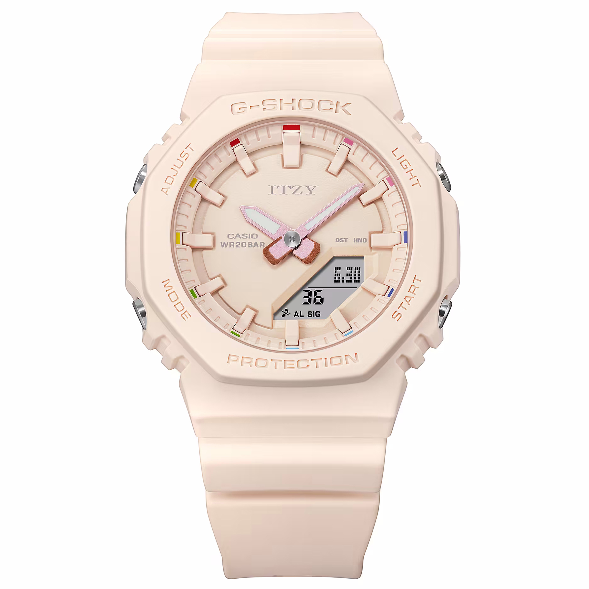 G-SHOCK GMA-P2100IT-4AER zegarek beżowy sportowy G-SHOCK Original pasek - miniatura 3