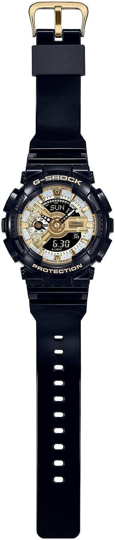 G-SHOCK GMA-S110GB-1AER damski zegarek G-SHOCK pasek - miniatura 2