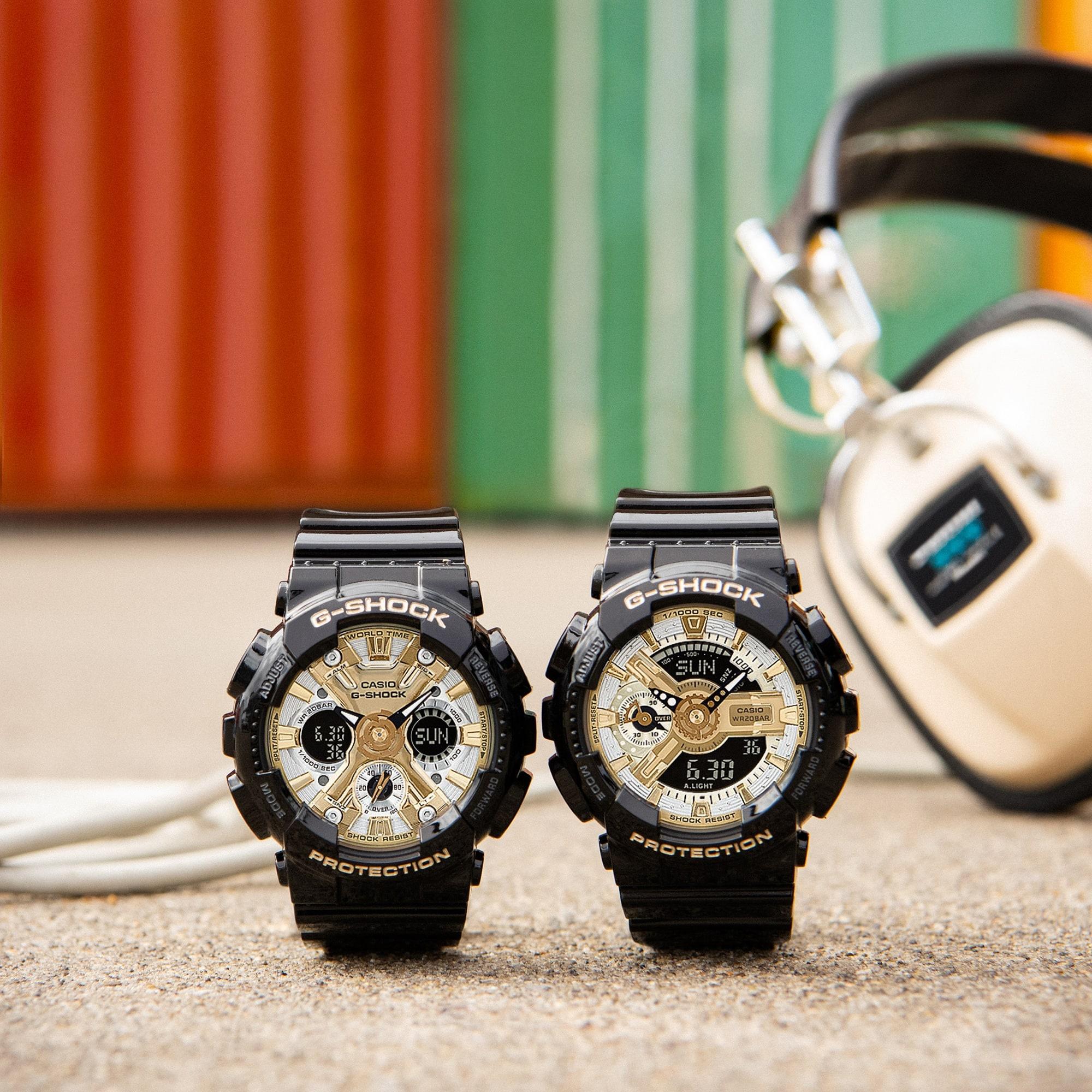G-SHOCK GMA-S110GB-1AER damski zegarek G-SHOCK pasek - miniatura 3