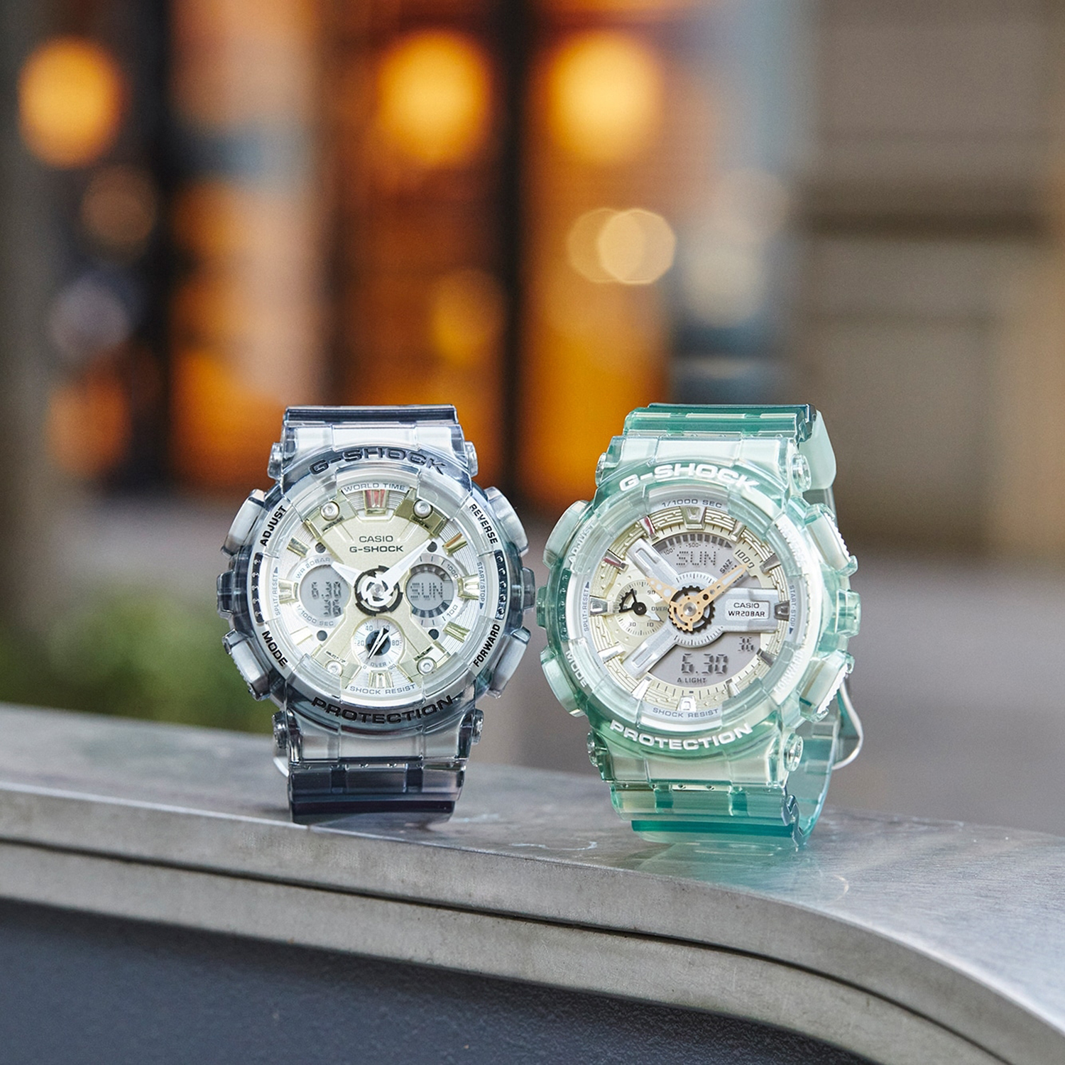 G-SHOCK GMA-S110GS-3AER damski zegarek G-SHOCK pasek - miniatura 5