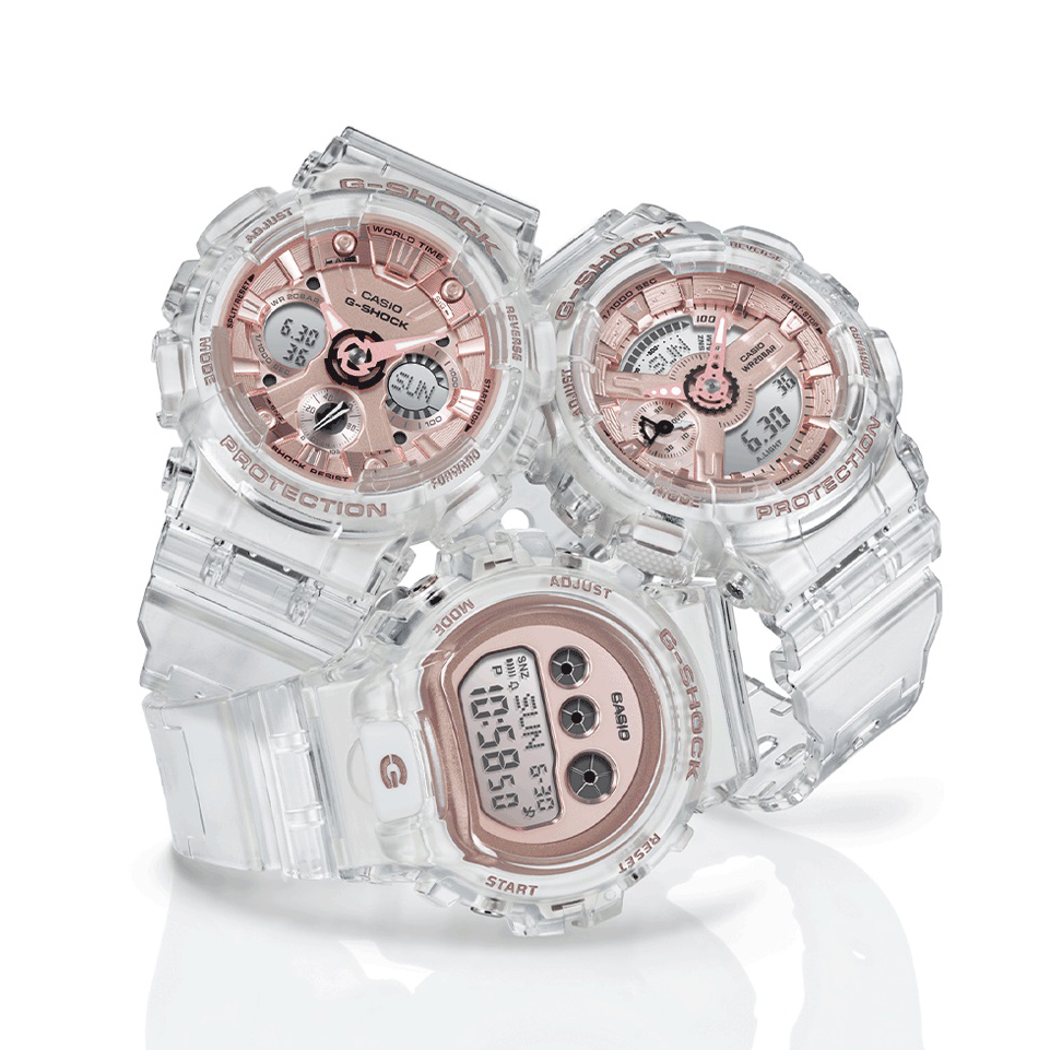 G-SHOCK GMA-S110SR-7AER zegarek bezbarwny sportowy G-SHOCK S-Series pasek - miniatura 7