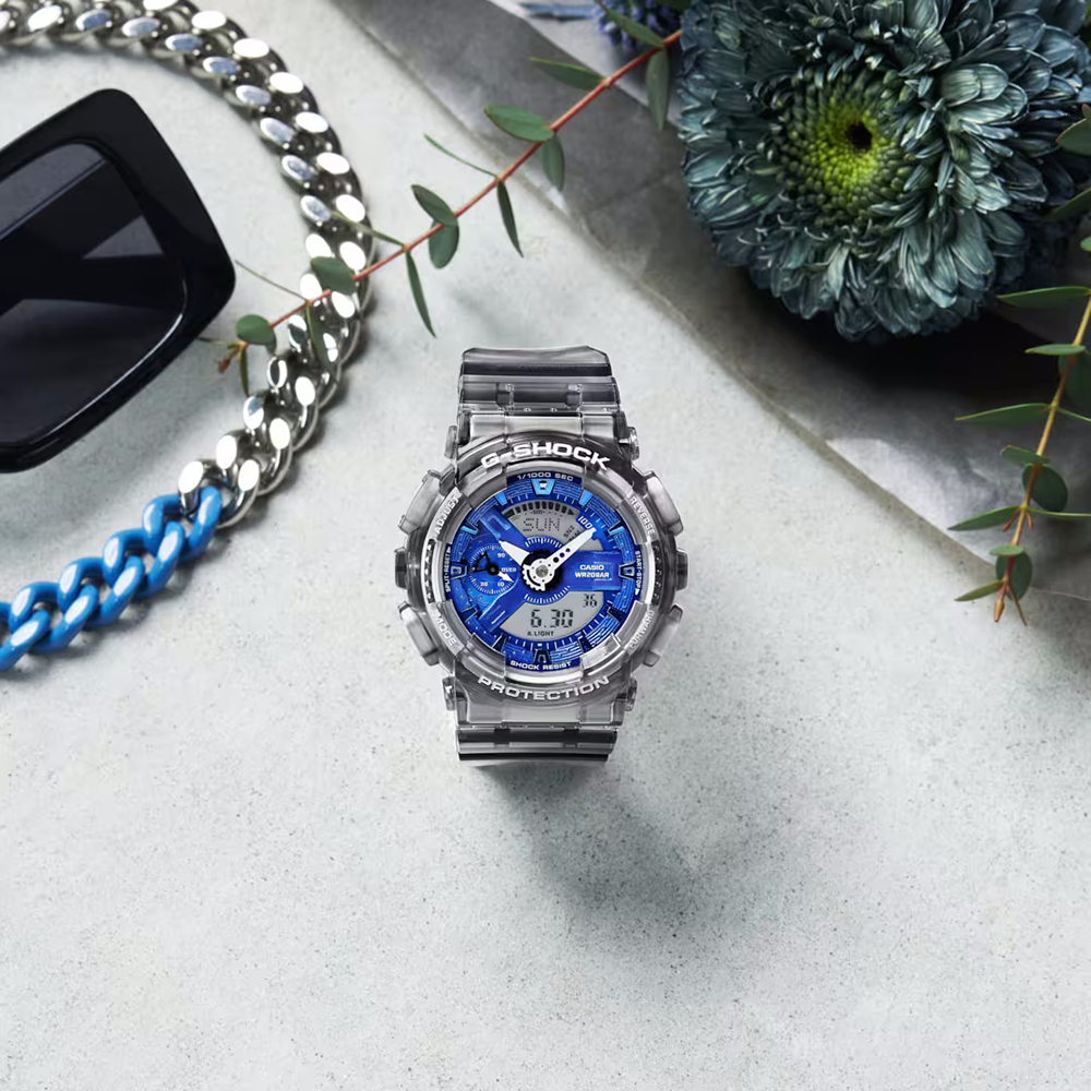 G-SHOCK GMA-S110TB-8AER damski zegarek G-SHOCK pasek - miniatura 3