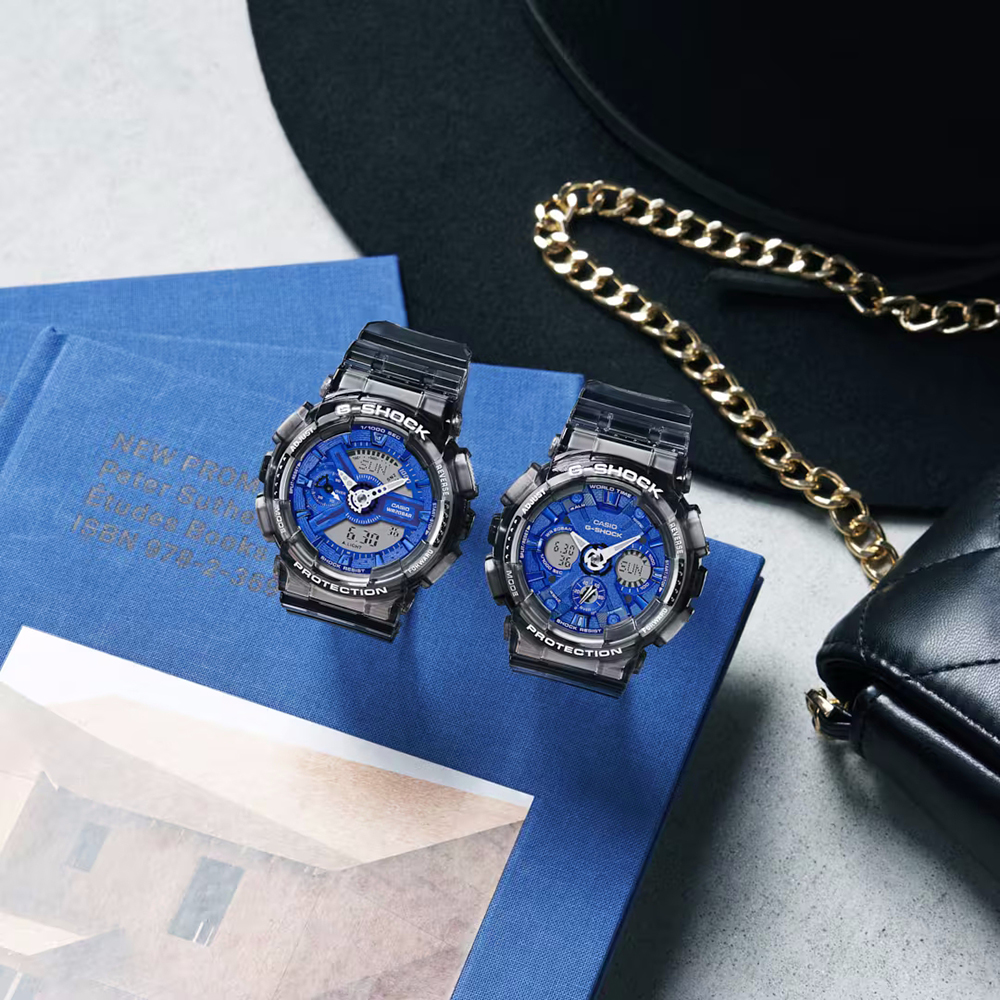 G-SHOCK GMA-S110TB-8AER zegarek szary sportowy G-SHOCK pasek - miniatura 4