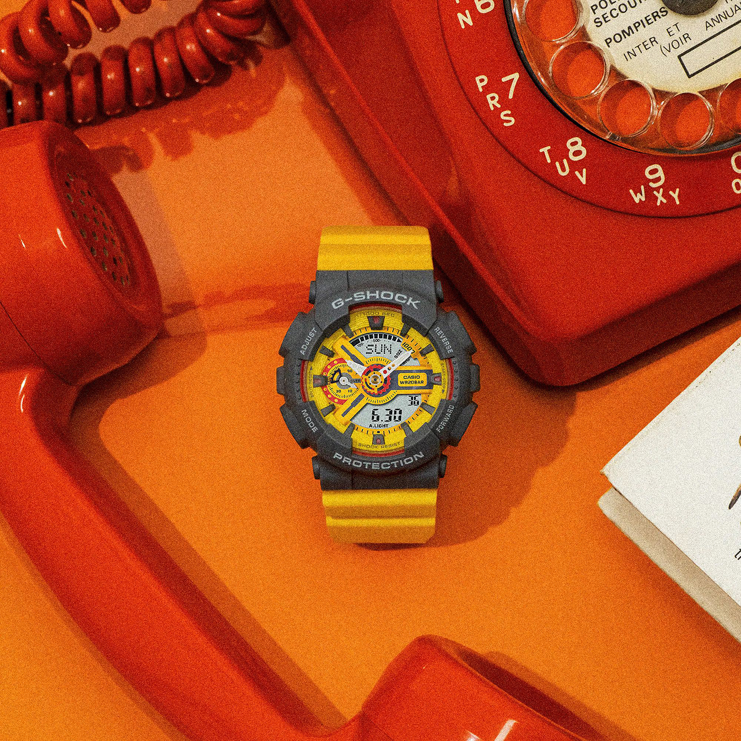 G-SHOCK GMA-S110Y-9AER damski zegarek G-SHOCK pasek - miniatura 3