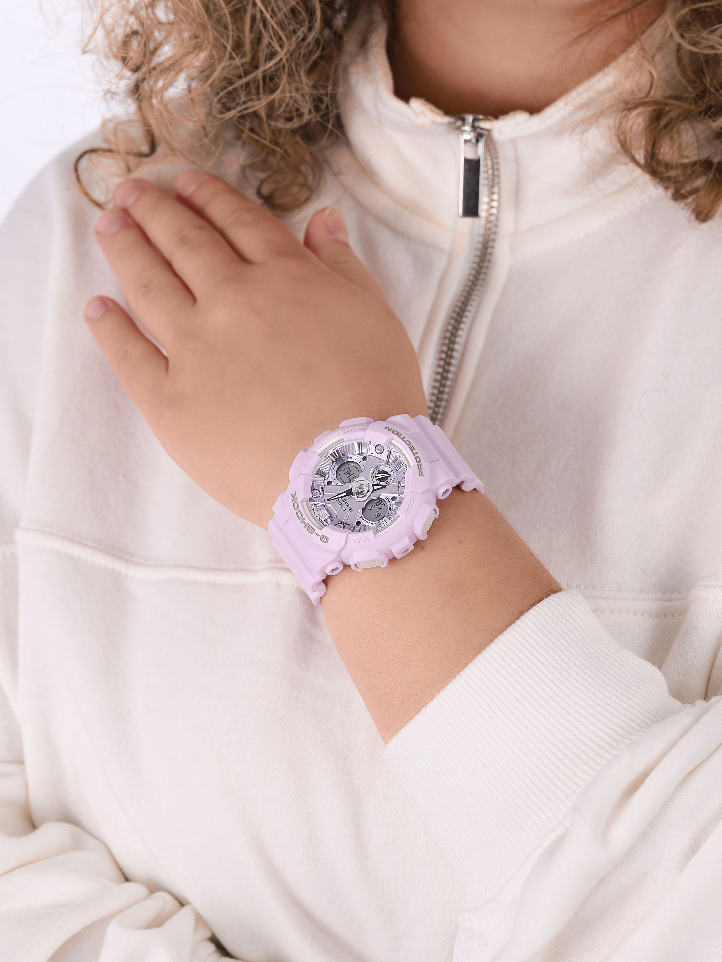 G-SHOCK GMA-S120DP-6AER S-SERIES G-SHOCK S-Series sportowy zegarek fioletowy