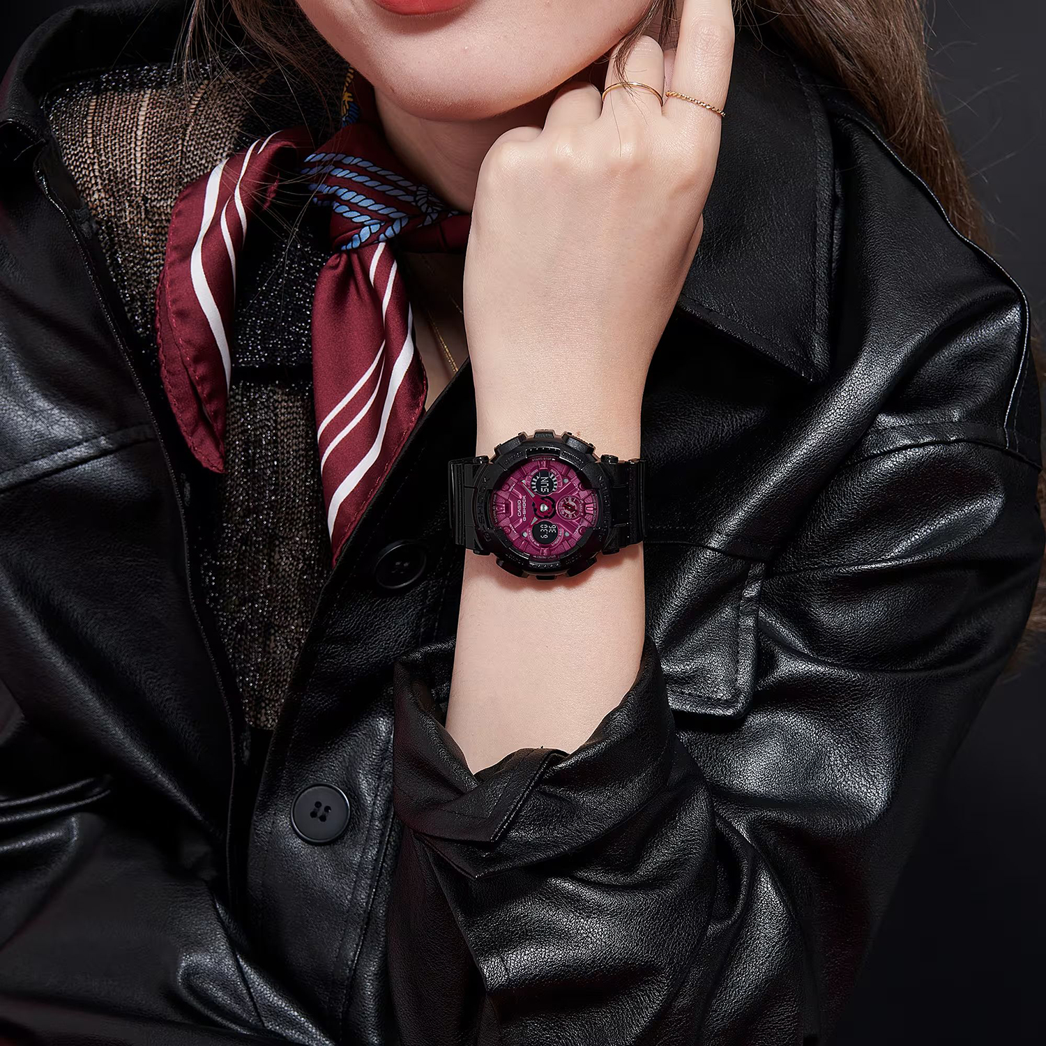 G-SHOCK GMA-S120RB-1AER zegarek czarny fashion-modowy G-SHOCK Original pasek - miniatura 9