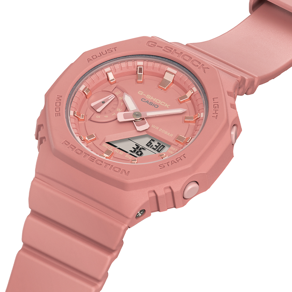 G-SHOCK GMA-S2100-4A2ER zegarek różowy sportowy G-SHOCK S-Series pasek - miniatura 5