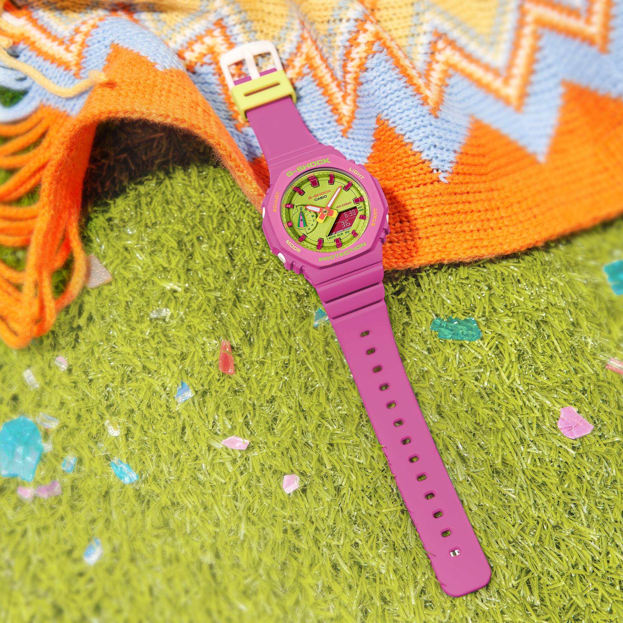 G-SHOCK GMA-S2100BS-4AER G-SHOCK S-Series zegarek damski sportowy mineralne - miniatura 4