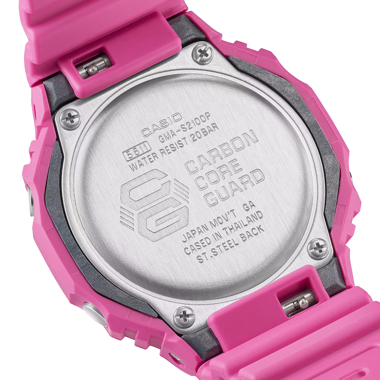G-SHOCK GMA-S2100P-4AER G-SHOCK S-Series sportowy zegarek zielony - miniatura 6