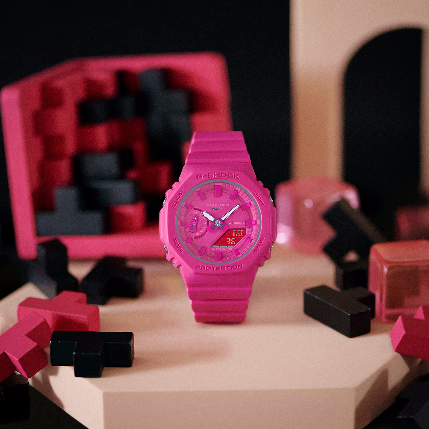 G-SHOCK GMA-S2100P-4AER zegarek damski G-SHOCK S-Series - miniatura 8