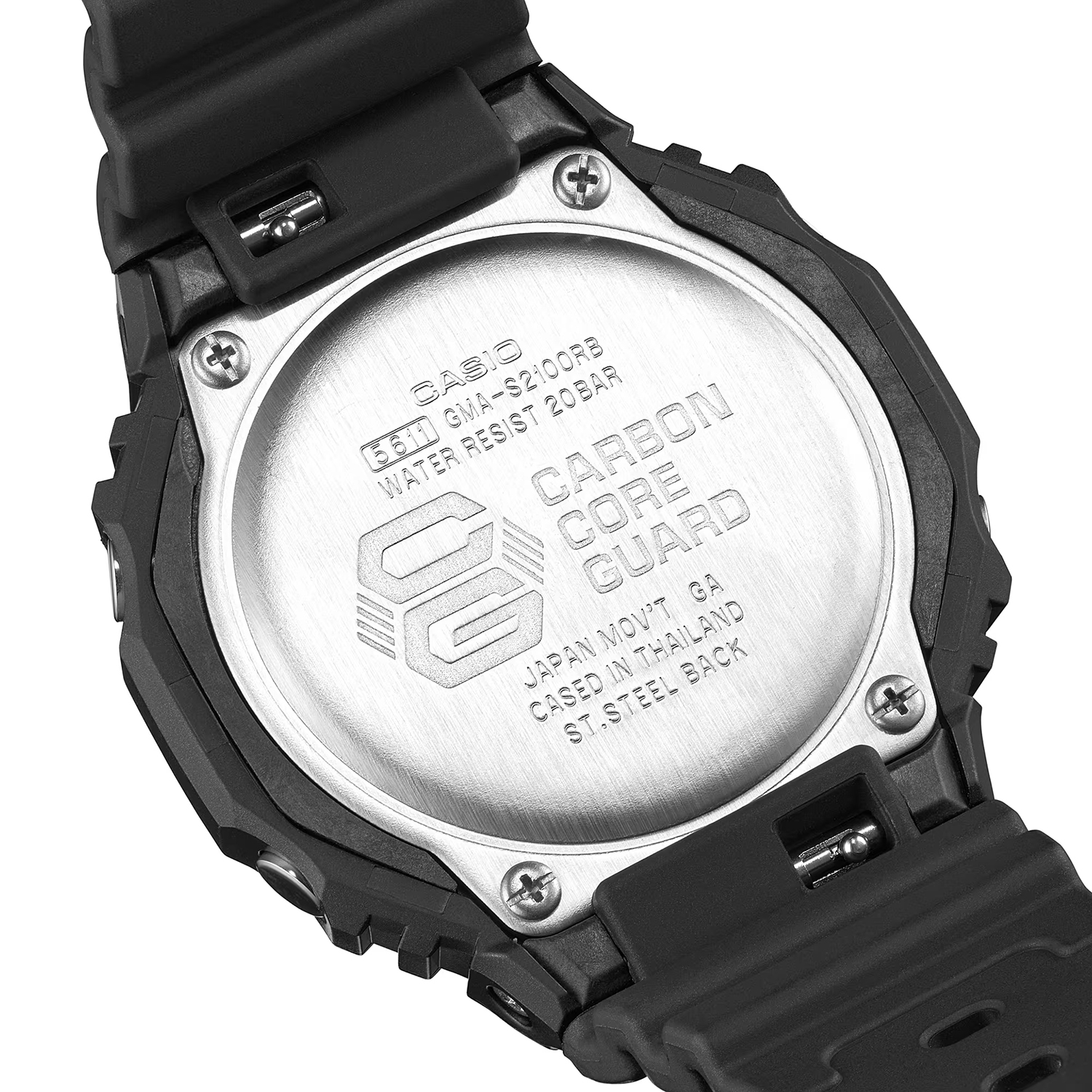 G-SHOCK GMA-S2100RB-1AER zegarek damski sportowy G-SHOCK S-Series pasek - miniatura 6