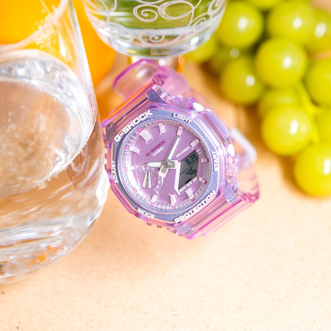 G-SHOCK GMA-S2100SK-4AER G-SHOCK S-Series sportowy zegarek różowy - miniatura 5