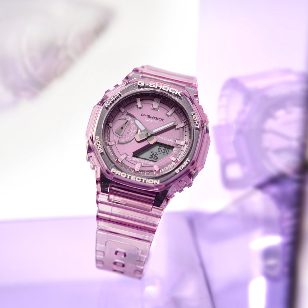 G-SHOCK GMA-S2100SK-4AER G-SHOCK S-Series zegarek damski sportowy mineralne - miniatura 4