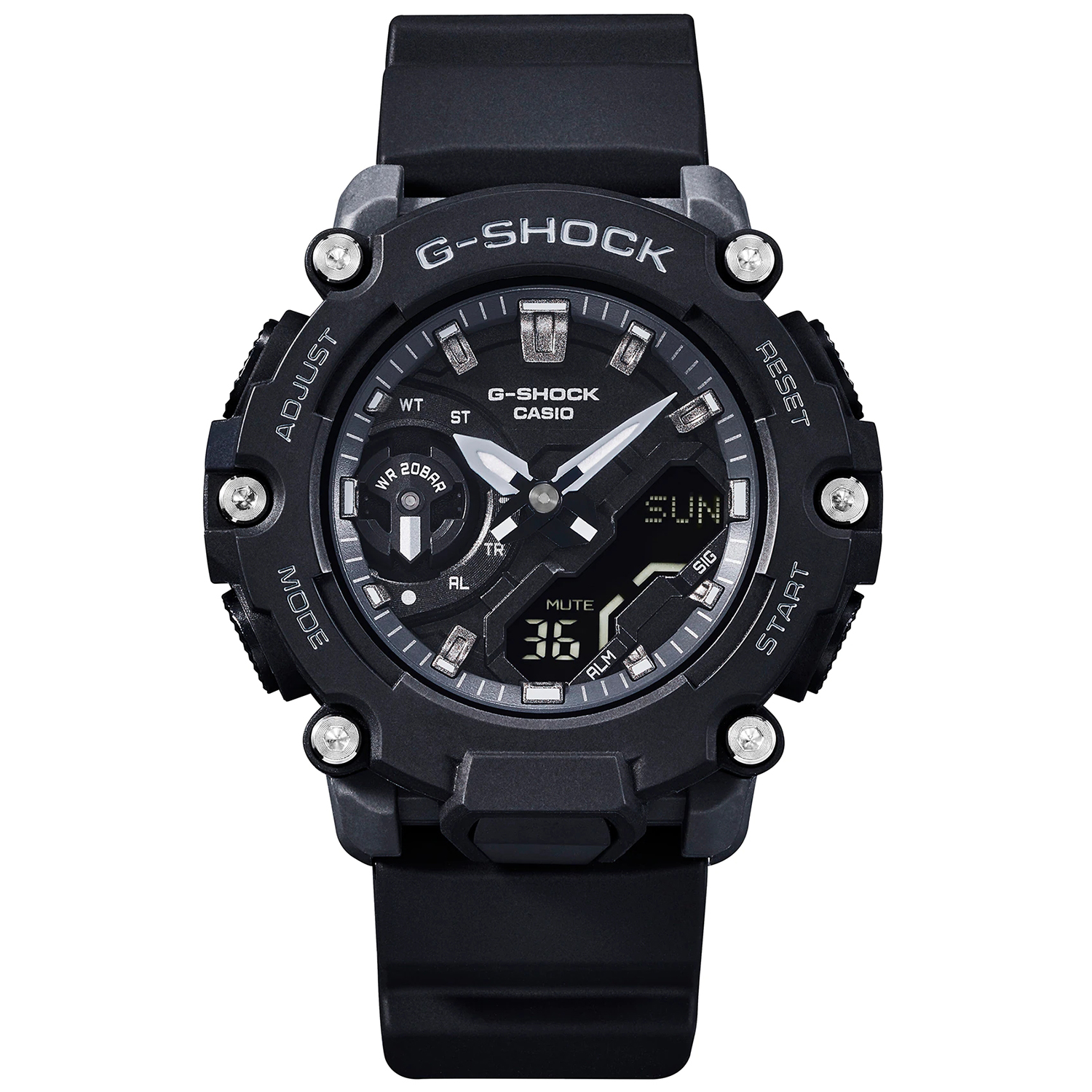 G-SHOCK GMA-S2200-1AER damski zegarek G-SHOCK pasek - miniatura 3