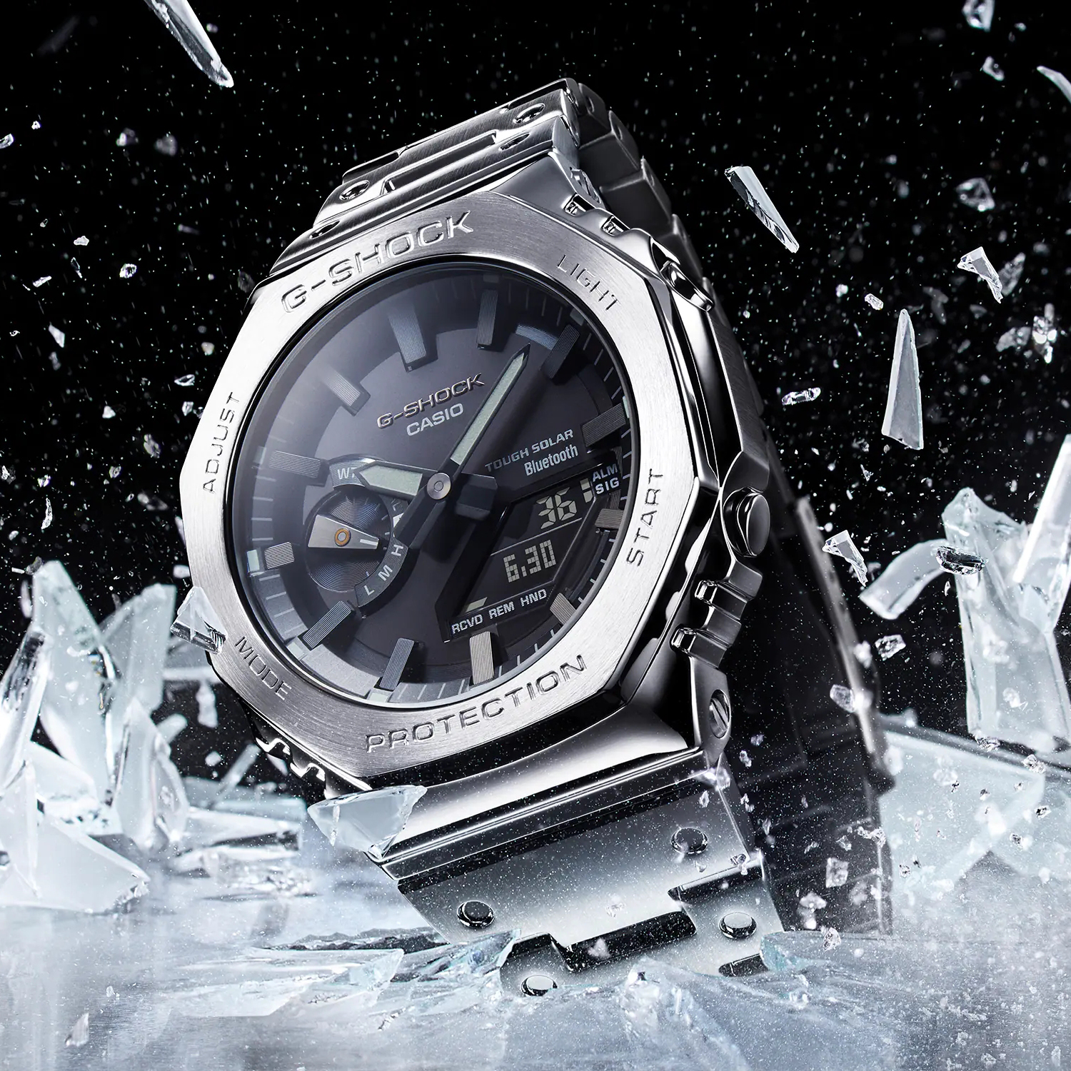 G-SHOCK GMB-2100D-1AER zegarek męski G-SHOCK G-STEEL - miniatura 11