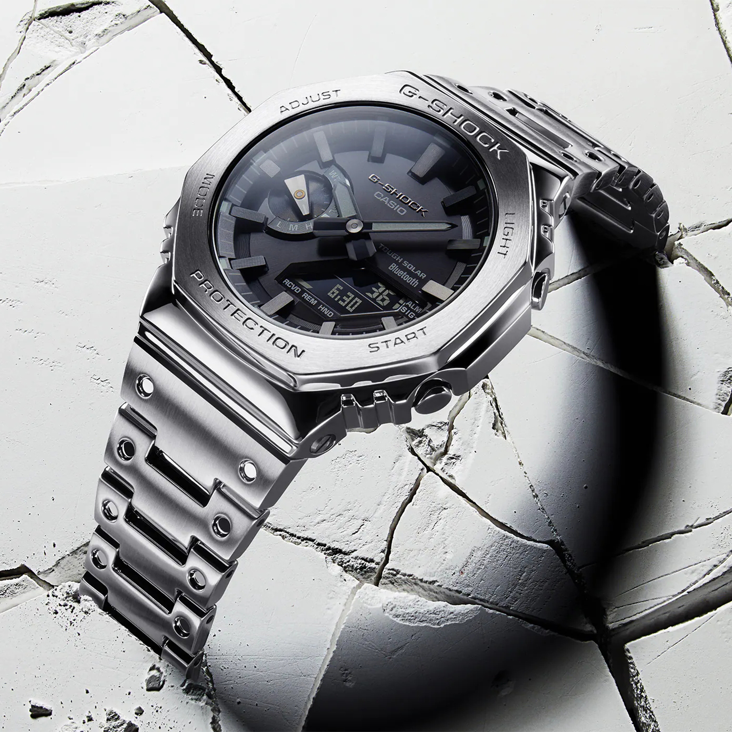 G-SHOCK GMB-2100D-1AER zegarek męski G-SHOCK G-STEEL brązowy - miniatura 12