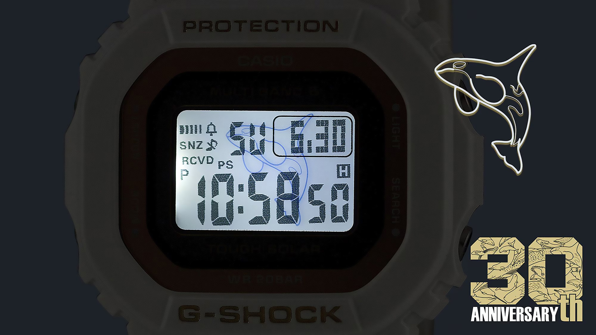 G-SHOCK GMD-W5601K-7ER zegarek czarny sportowy G-SHOCK Original pasek - miniatura 5