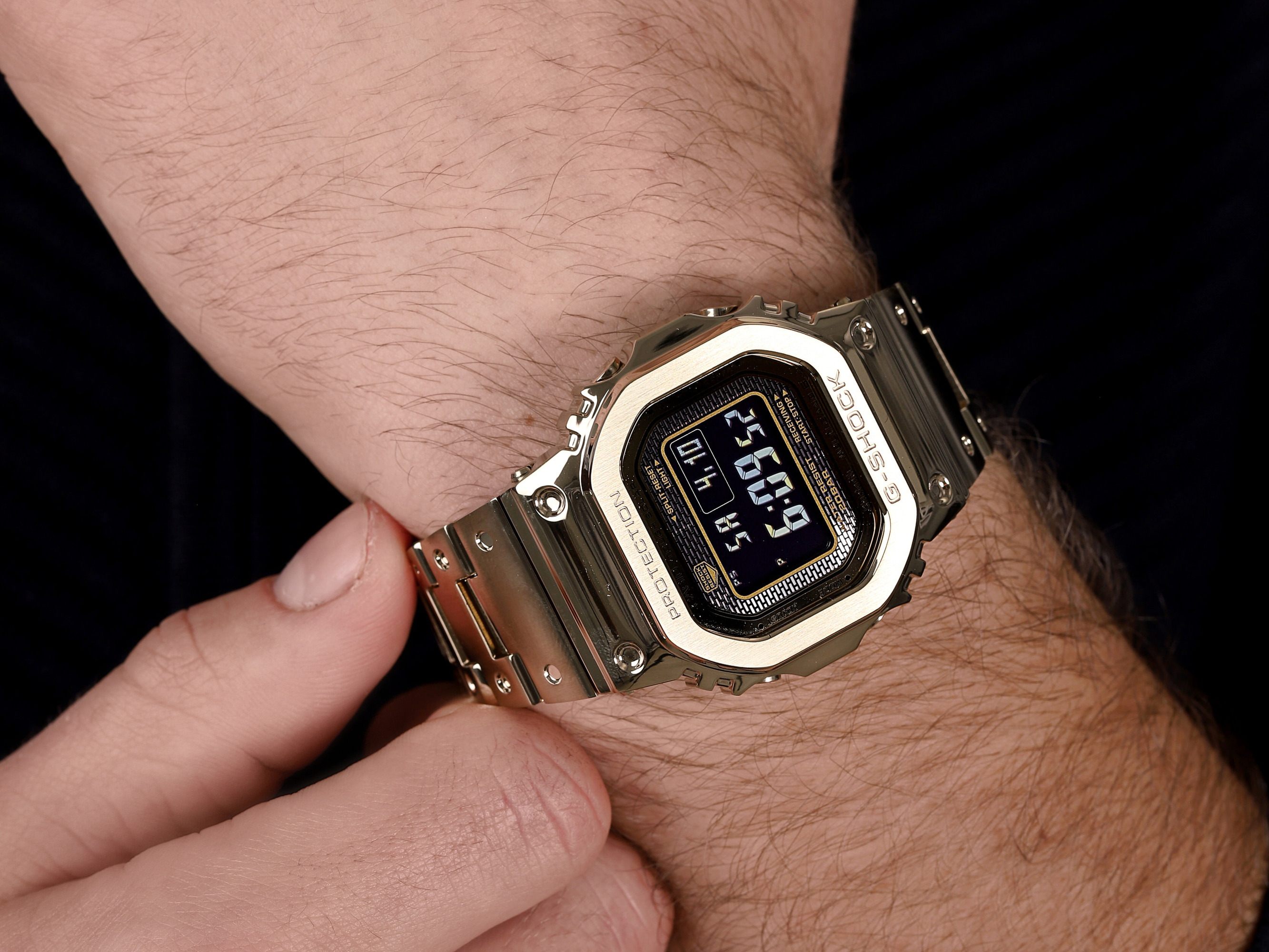 G-SHOCK GMW-B5000GD-9ER G-SHOCK Specials FULL METAL zegarek męski sportowy mineralne