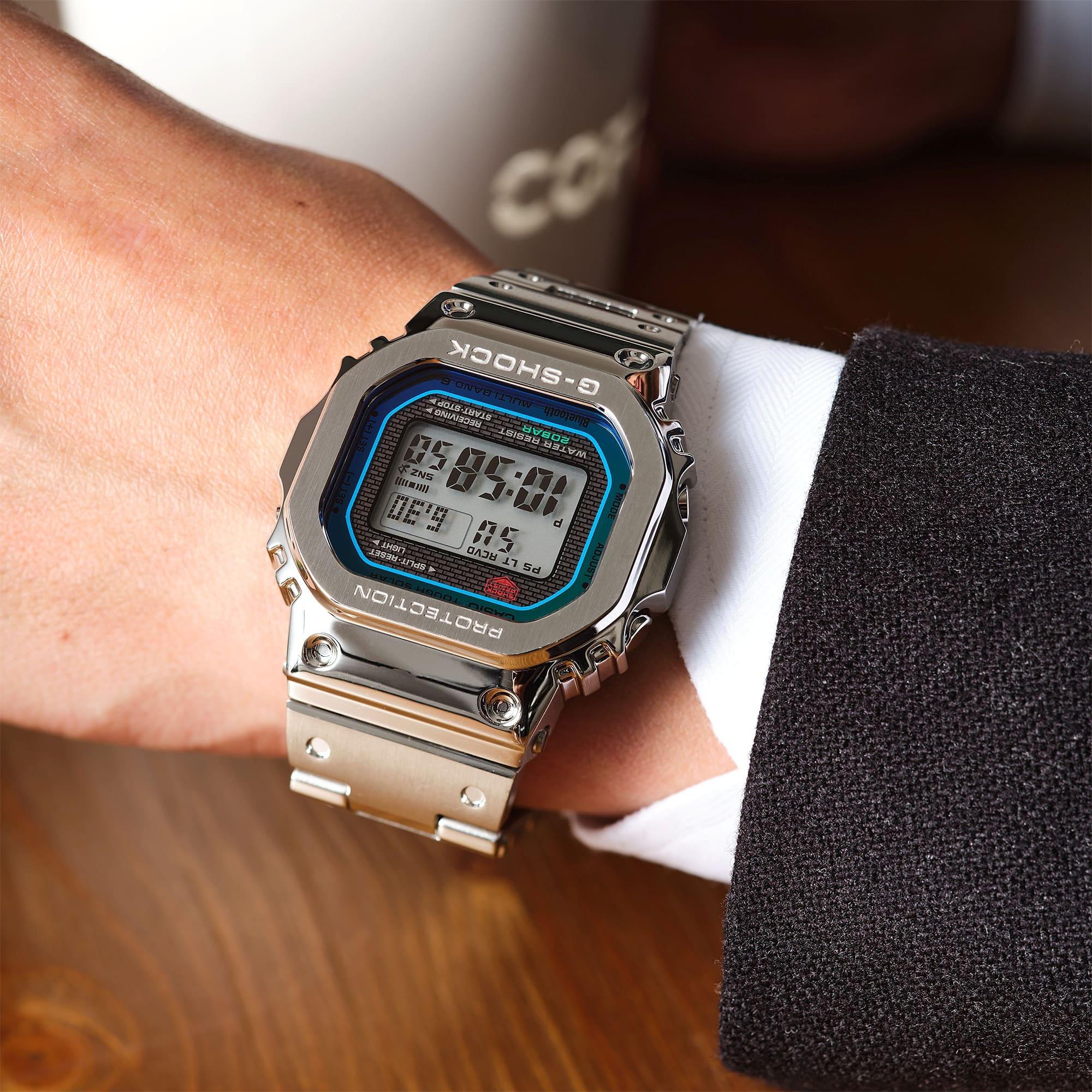 G-SHOCK GMW-B5000PC-1ER G-SHOCK FULL METAL G-SHOCK Specials sportowy zegarek srebrny - miniatura 9