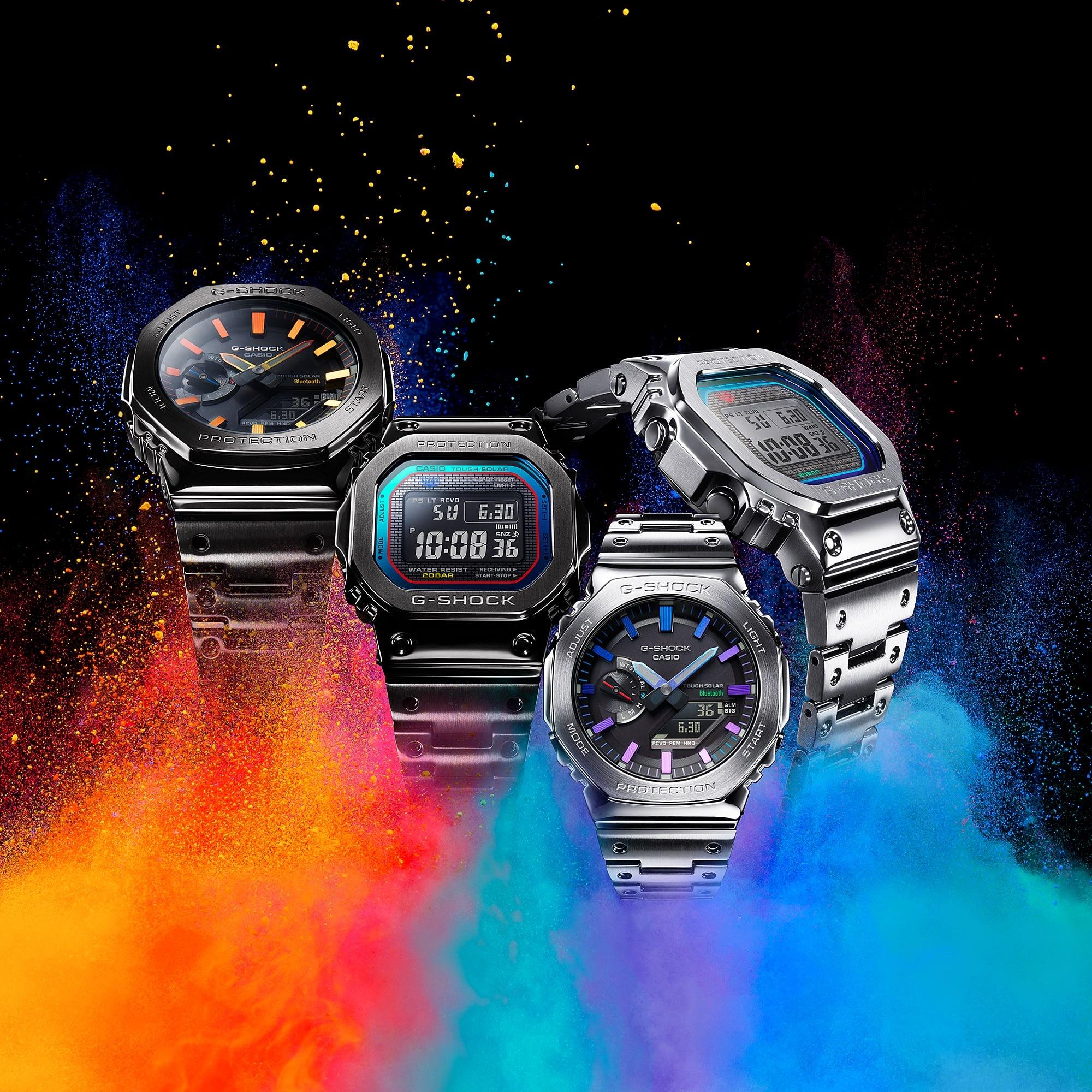 G-SHOCK GMW-B5000PC-1ER G-SHOCK FULL METAL G-SHOCK Specials sportowy zegarek srebrny - miniatura 10