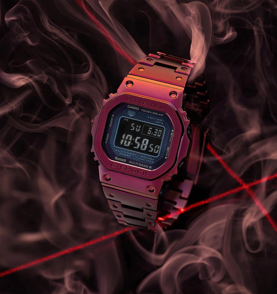 G-Shock GMW-B5000RD-4ER zegarek japońskie G-SHOCK Specials - miniatura 12