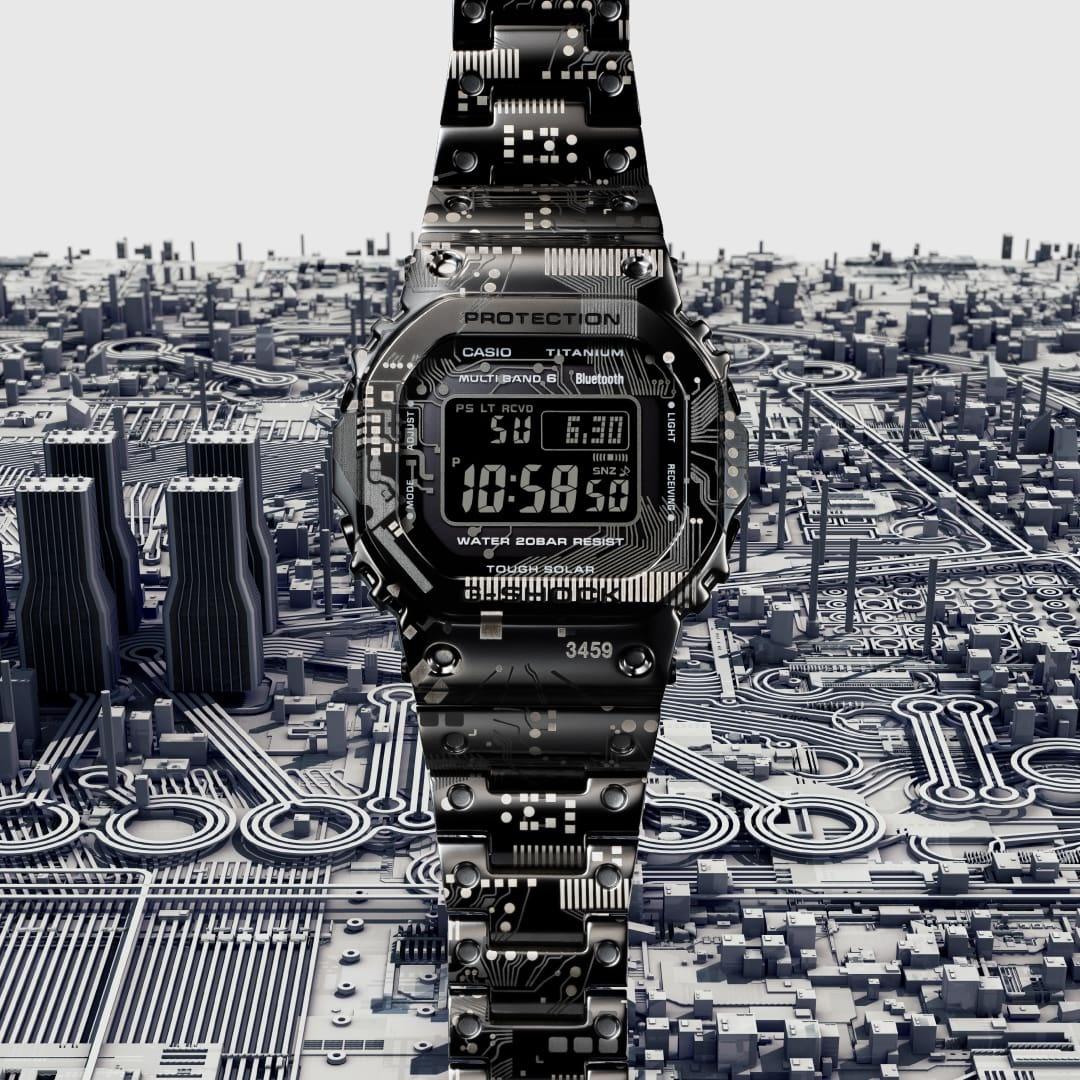 G-SHOCK GMW-B5000TCC-1ER G-Shock TranTixxii G-SHOCK Specials sportowy zegarek szary - miniatura 9