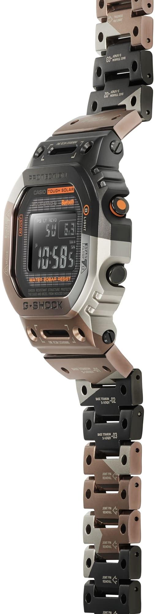 G-SHOCK GMW-B5000TVB-1ER G-SHOCK Specials G-SHOCK TITANIUM VIRTUAL zegarek męski sportowy mineralne - miniatura 4