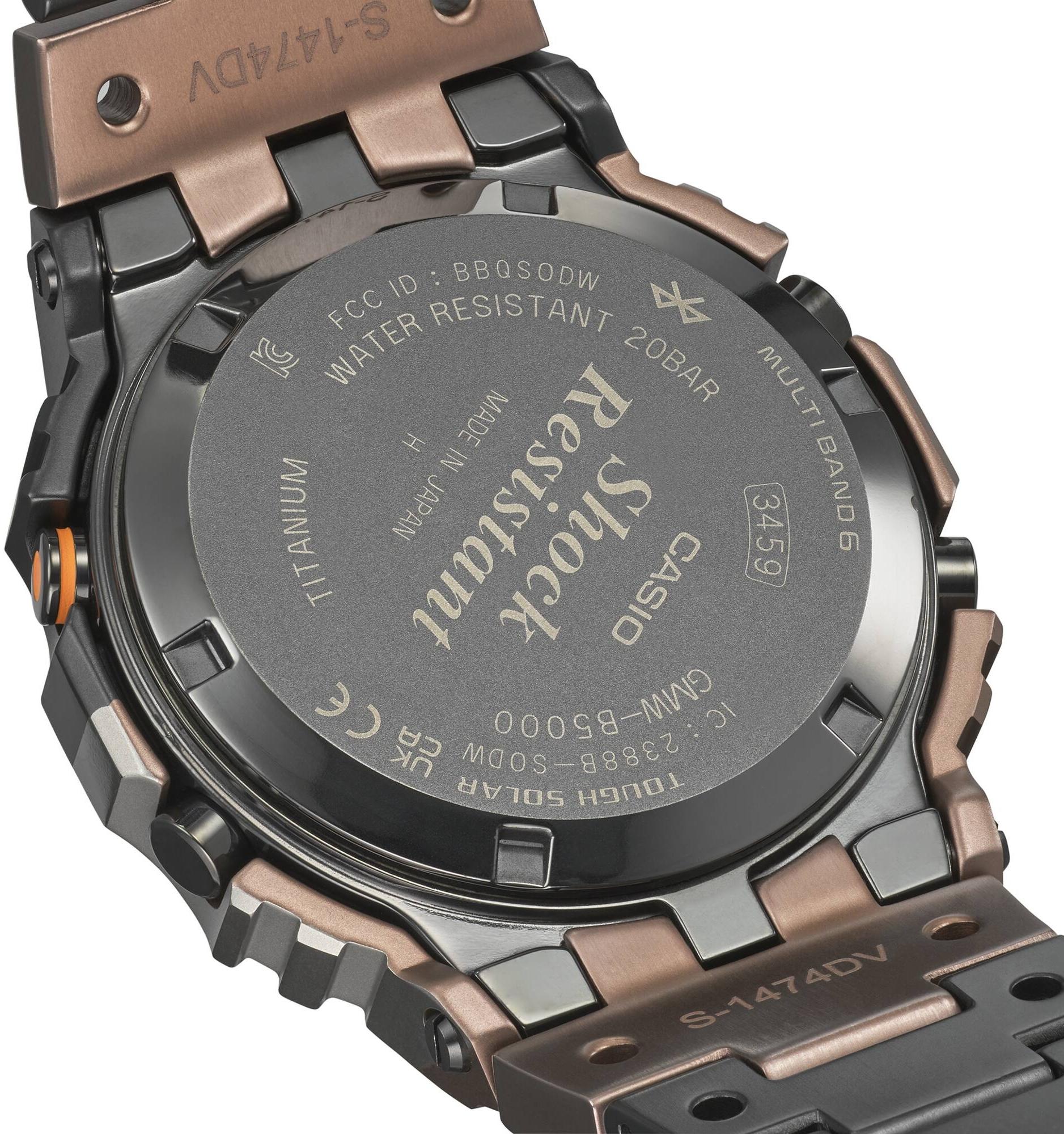 G-SHOCK GMW-B5000TVB-1ER G-SHOCK TITANIUM VIRTUAL G-SHOCK Specials sportowy zegarek czarny - miniatura 6