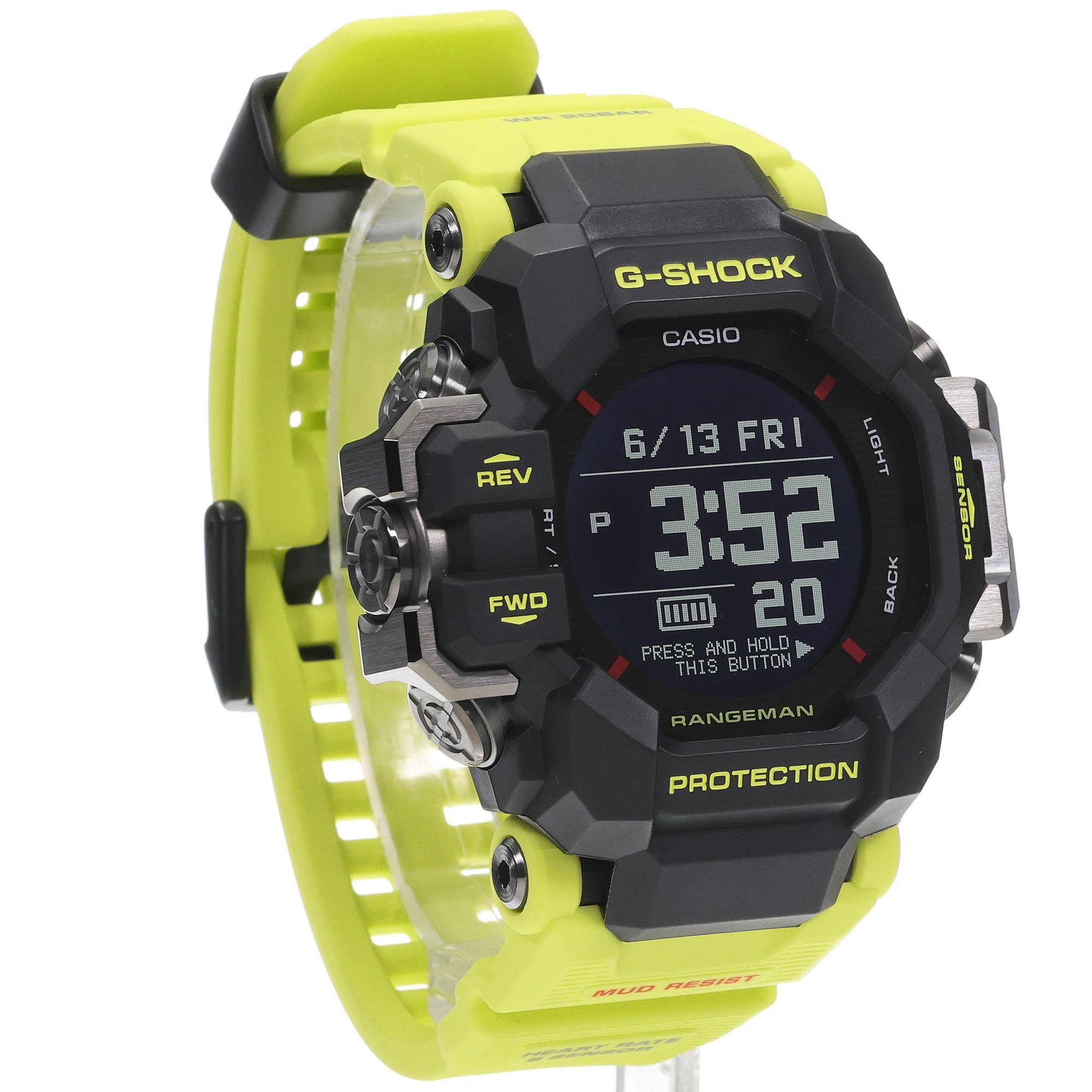 G-SHOCK GPR-H1000RY-1A9ER zegarek męski sportowy G-SHOCK Master of G pasek