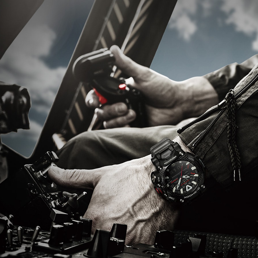 G-SHOCK GR-B200-1AER GRAVITYMASTER G-SHOCK Master of G sportowy zegarek czarny - miniatura 11