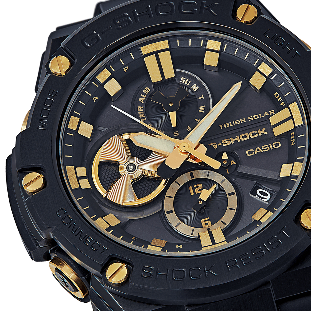 G-SHOCK GST-B100GC-1AER smartwatch czarny sportowy G-SHOCK G-STEEL pasek - miniatura 5