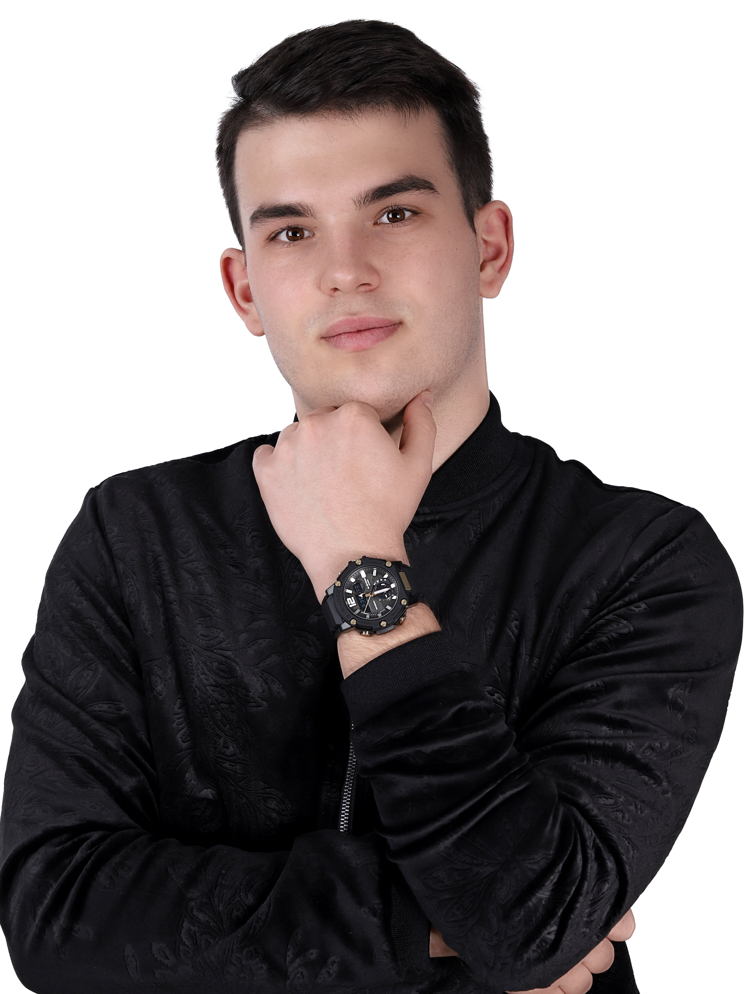 G-SHOCK GST-B300B-1AER zegarek czarny sportowy G-SHOCK G-STEEL pasek - miniatura 2