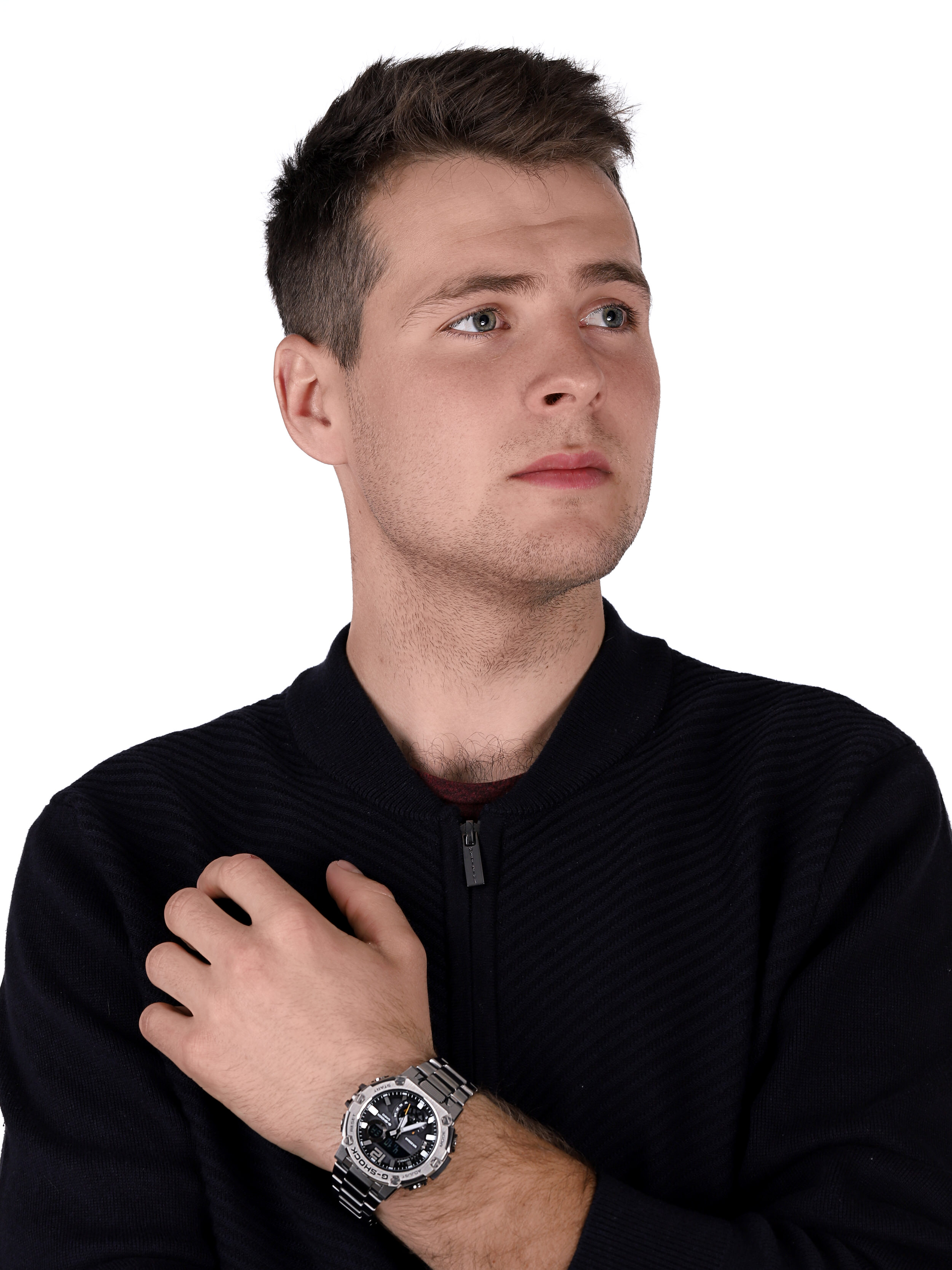 G-SHOCK GST-B300E-5AER zegarek męski sportowy G-SHOCK G-STEEL bransoleta