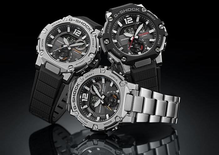 G-SHOCK GST-B300S-1AER G-SHOCK G-STEEL zegarek męski sportowy mineralne