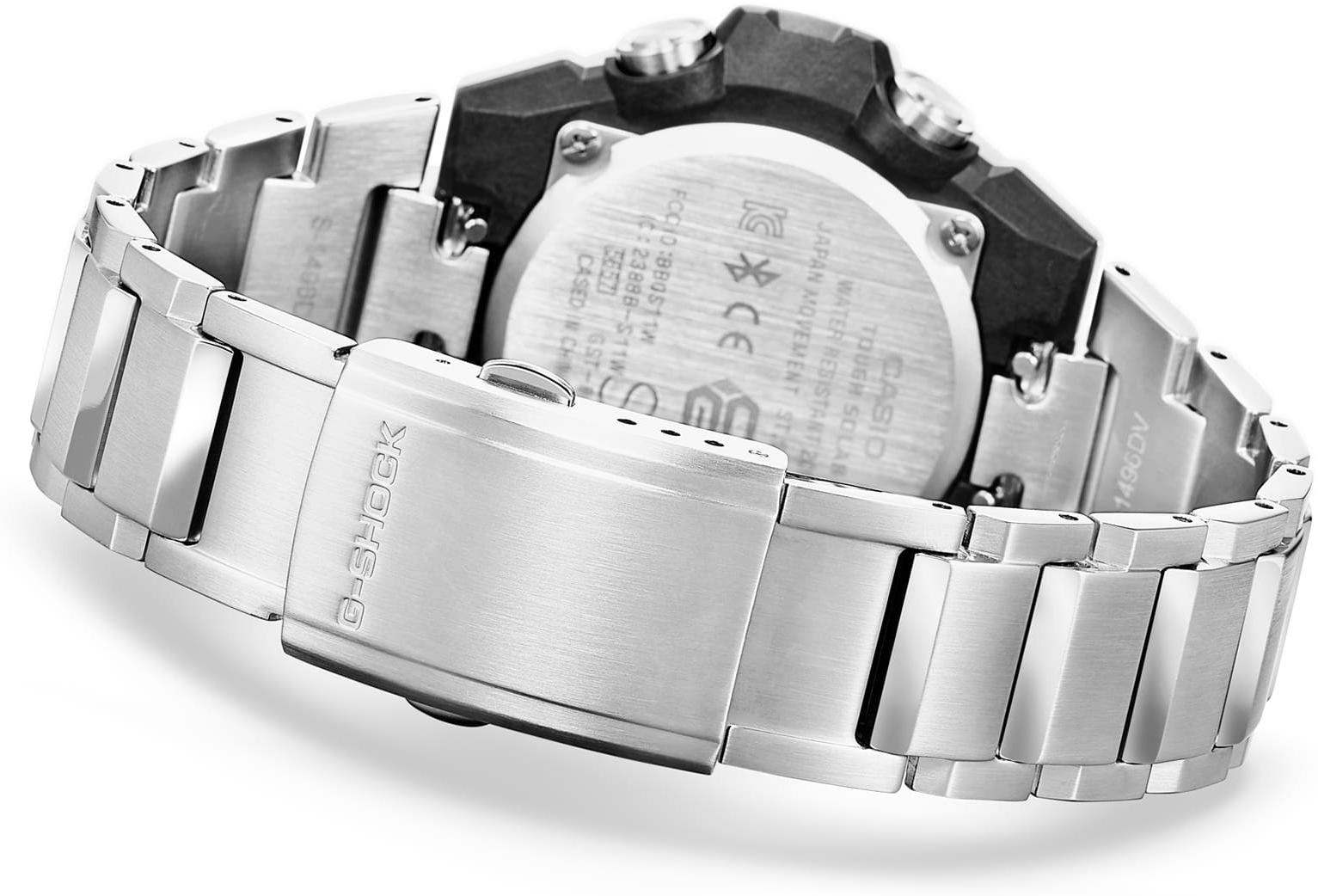 G-SHOCK GST-B400CD-1A3ER zegarek srebrny sportowy G-SHOCK G-STEEL bransoleta - miniatura 6