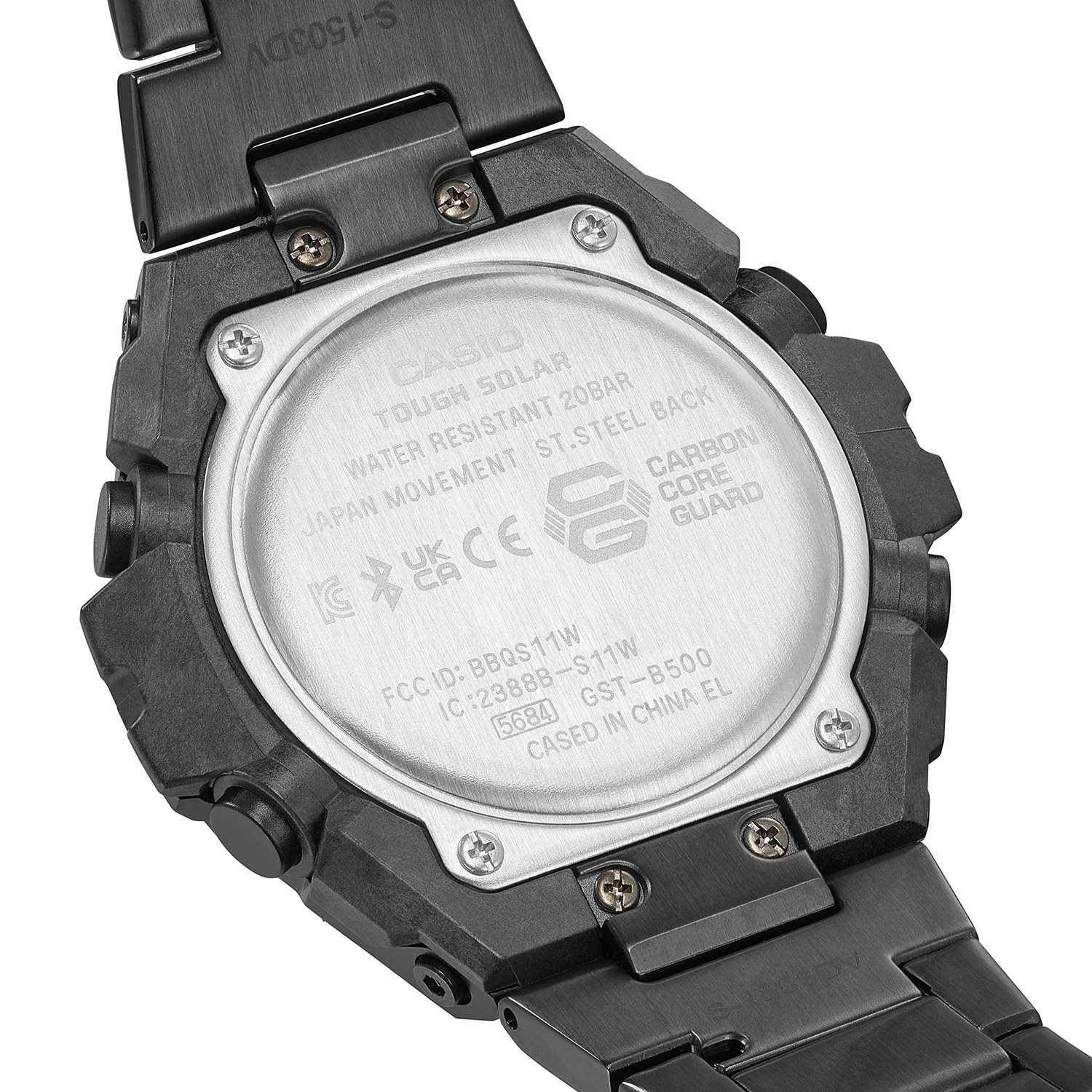 G-SHOCK GST-B500BD-1AER zegarek złoty sportowy G-SHOCK G-STEEL bransoleta - miniatura 6